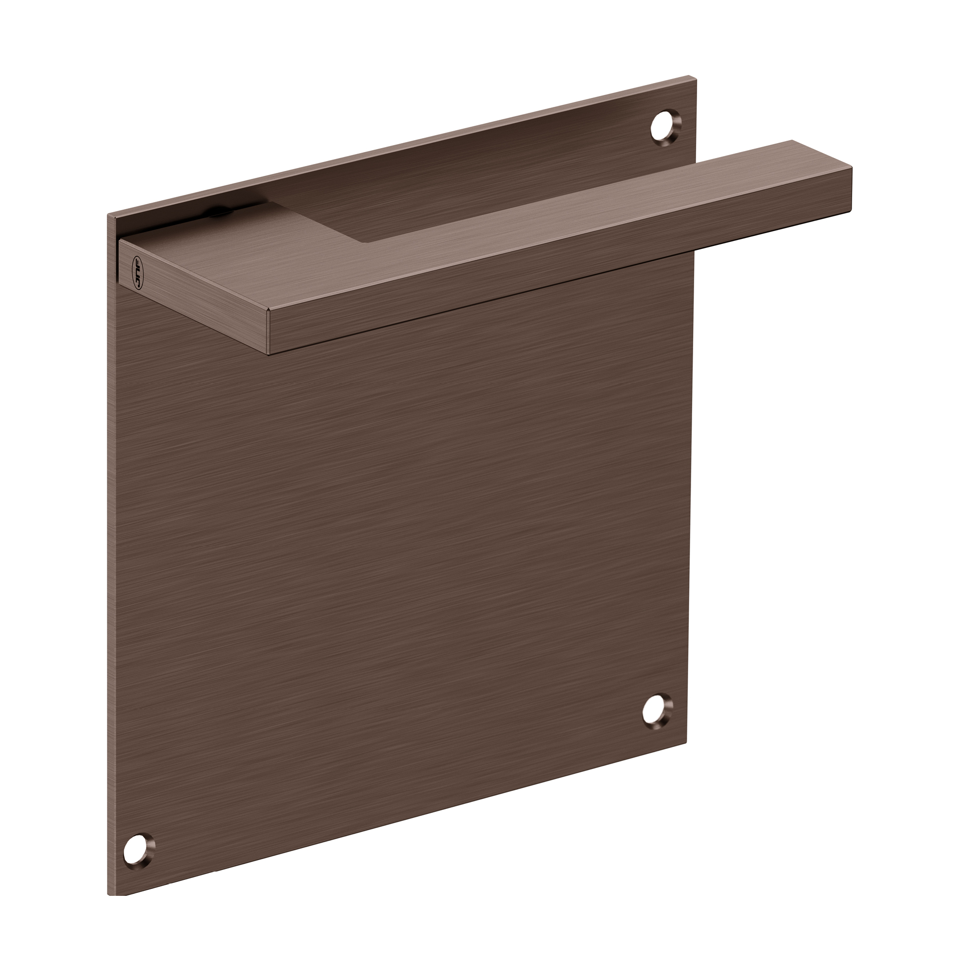 Manilla de puerta con placa IN.00.432.45.PQ.SF.TCH PVD Titanium Chocolate