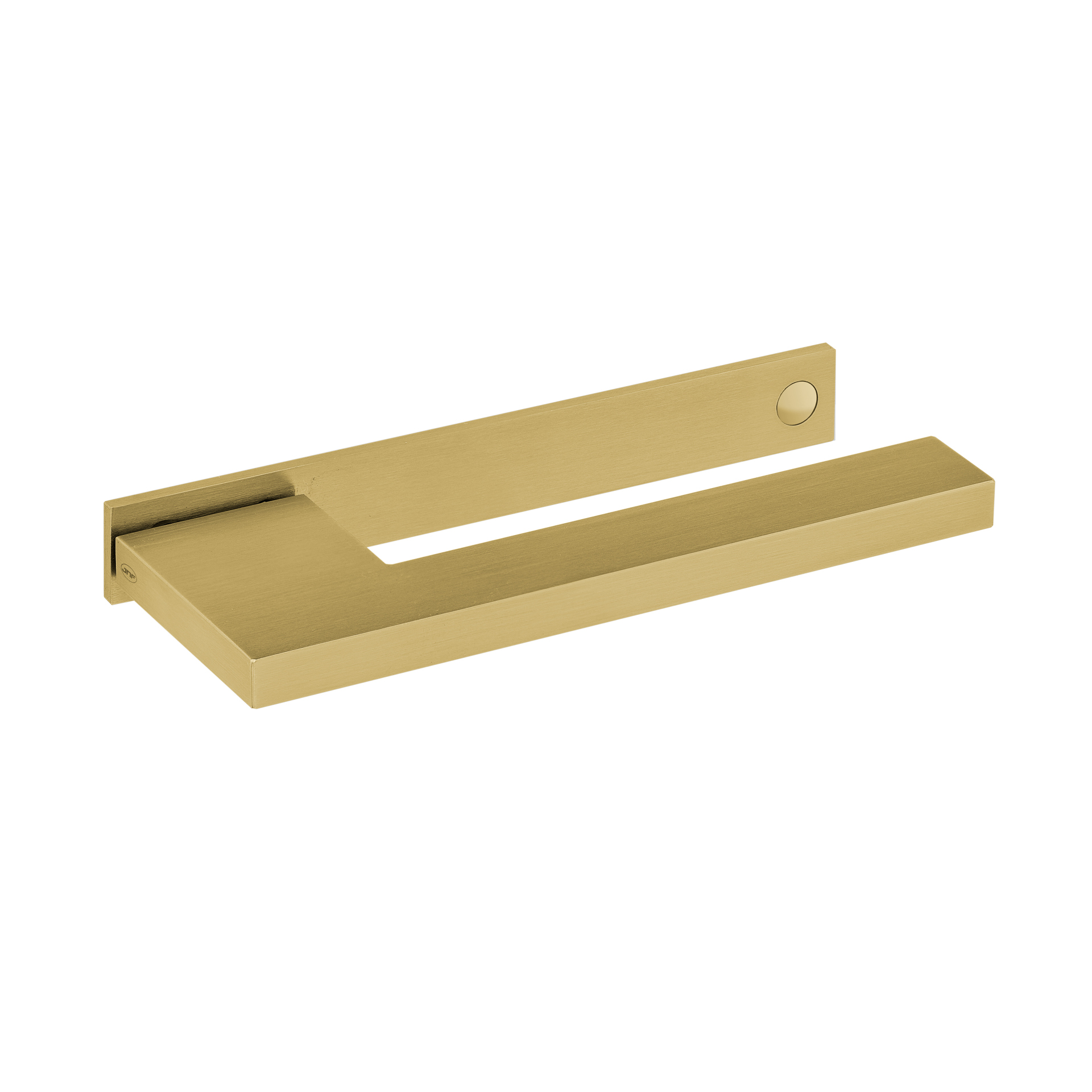 Door lever handle with plate IN.00.432.45.TG PVD Titanium Gold