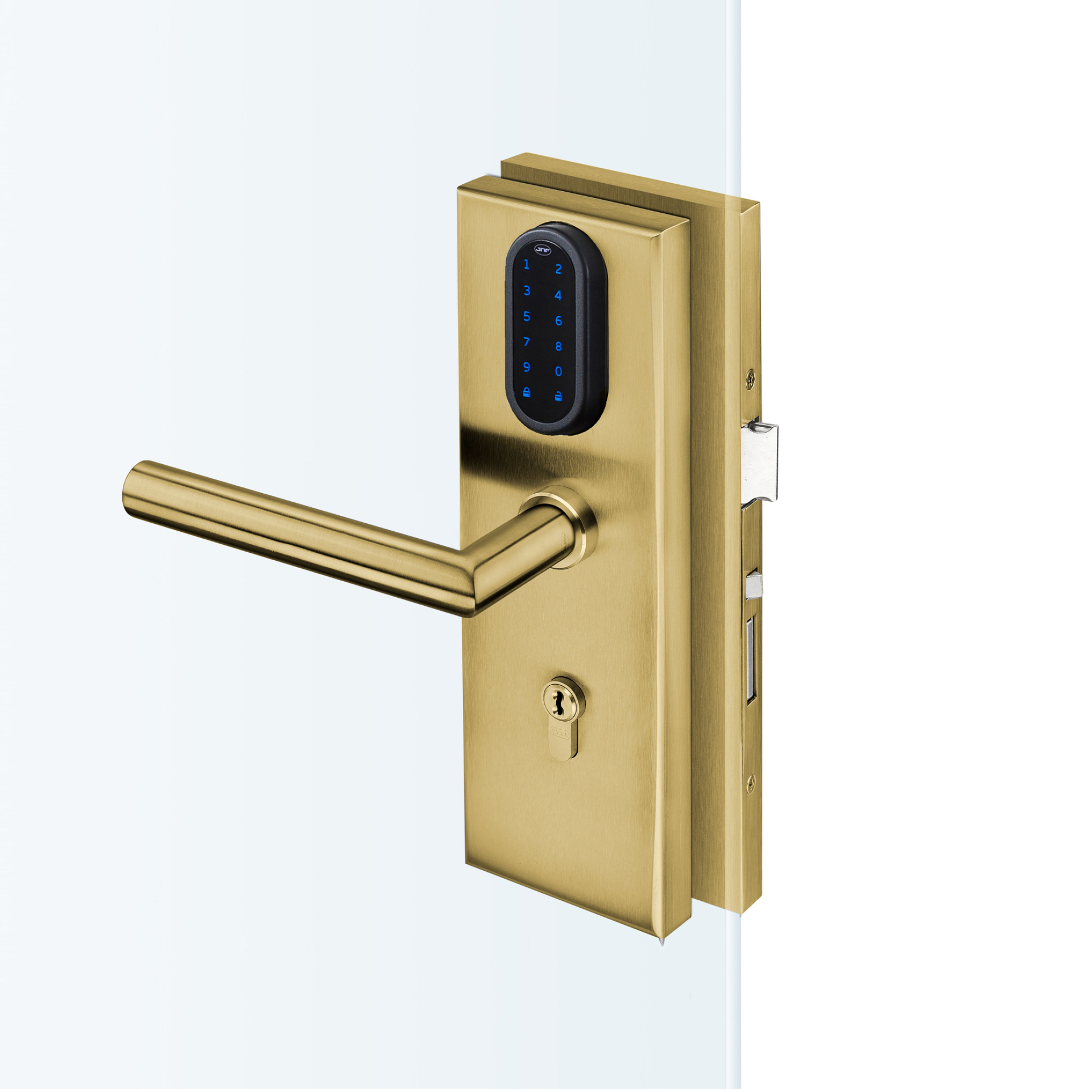 Cerradura electrónica IN.27.202.KE.TG PVD Titanium Gold