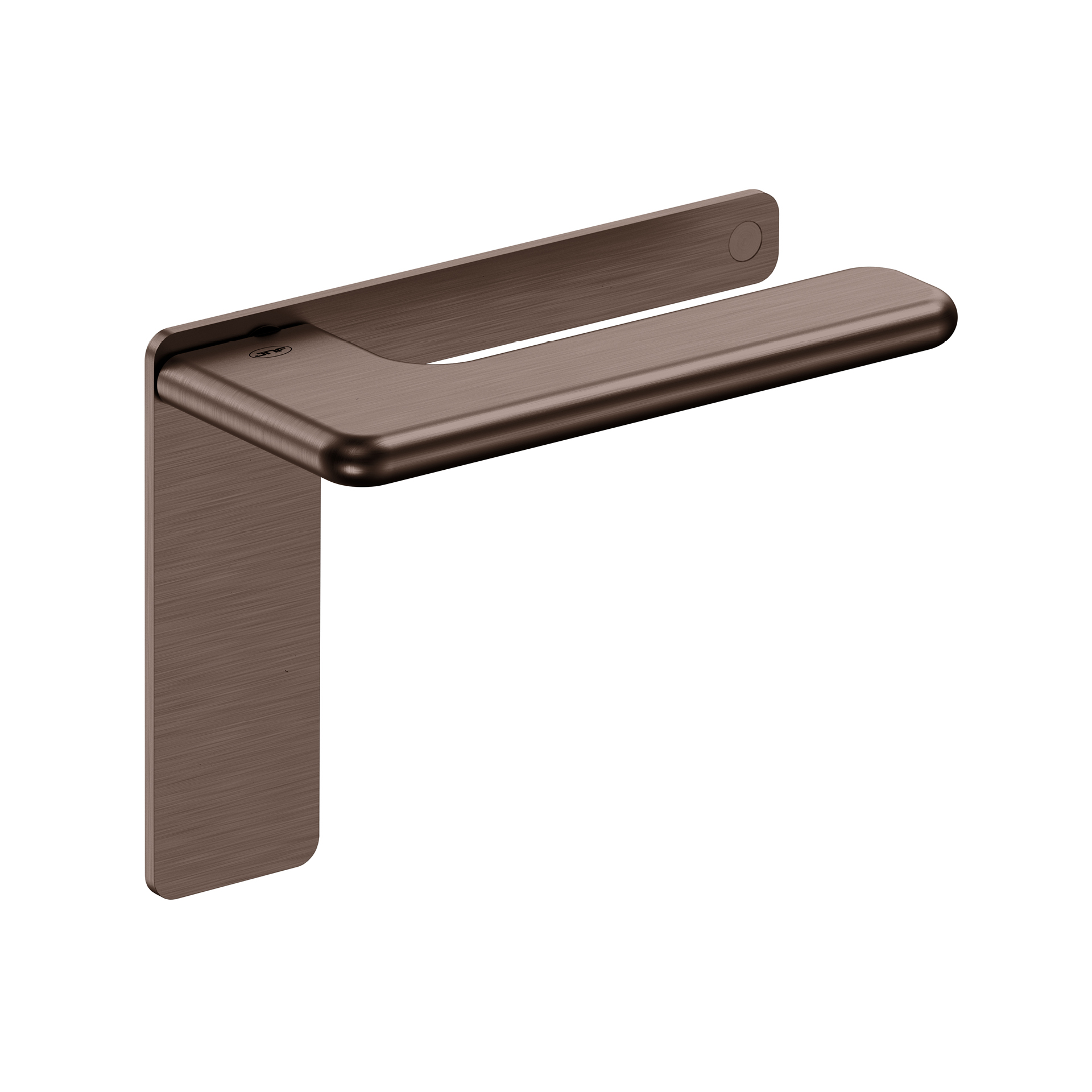 Door lever handle with plate IN.00.532.55.PL.SF.TCH PVD Titanium Chocolate