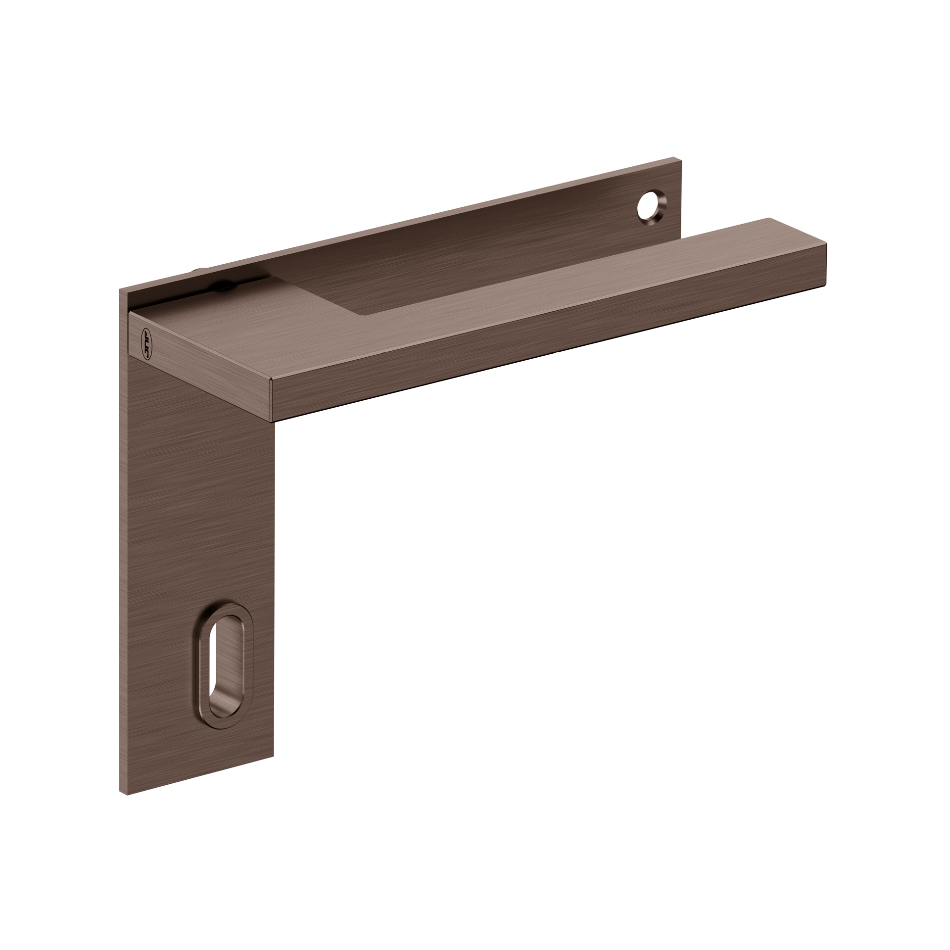 Manilla de puerta con placa IN.00.432.55.PL.EC.TCH PVD Titanium Chocolate