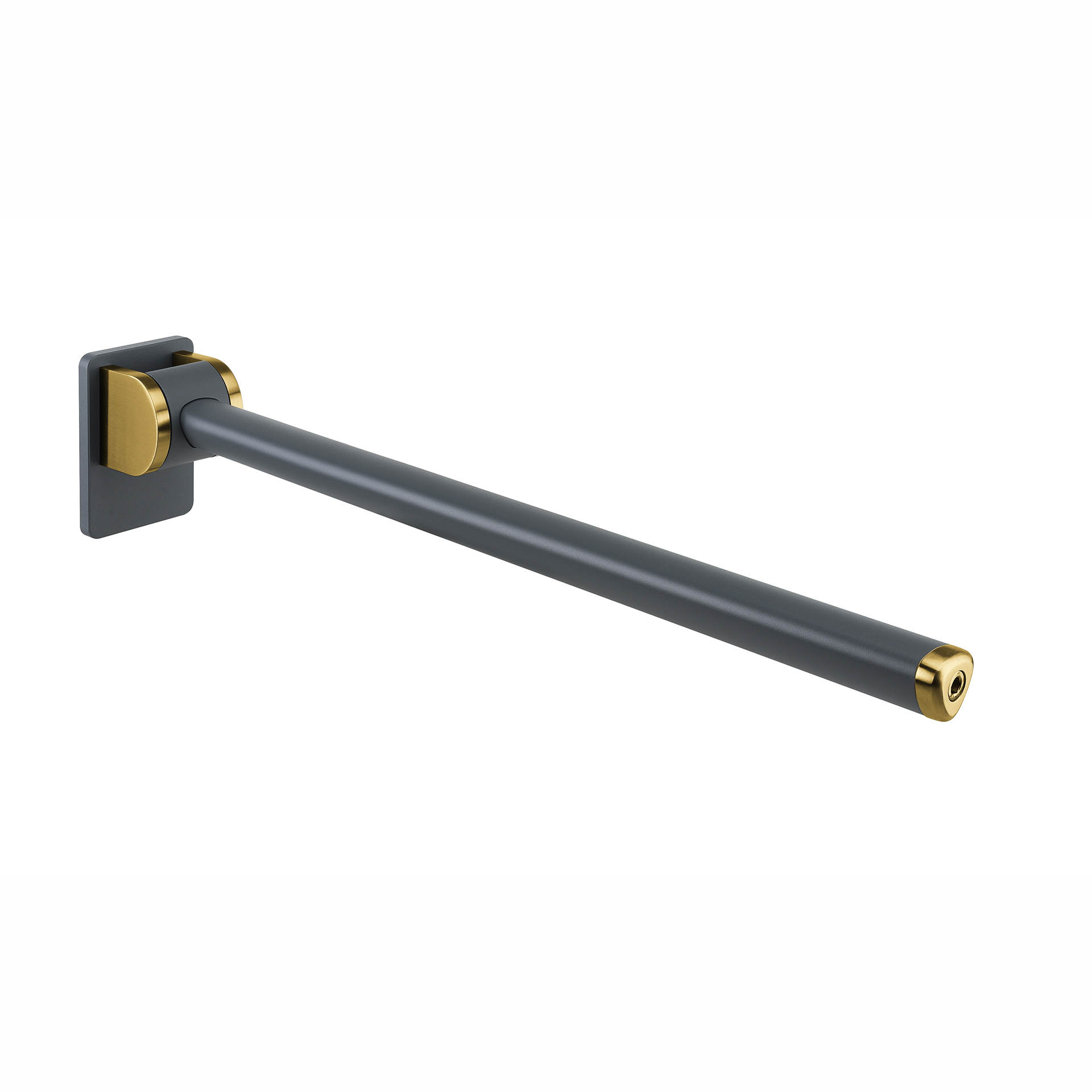 Folding safety support bar IN.12.006.TG PVD Titanium Gold JNF MICROsafe™