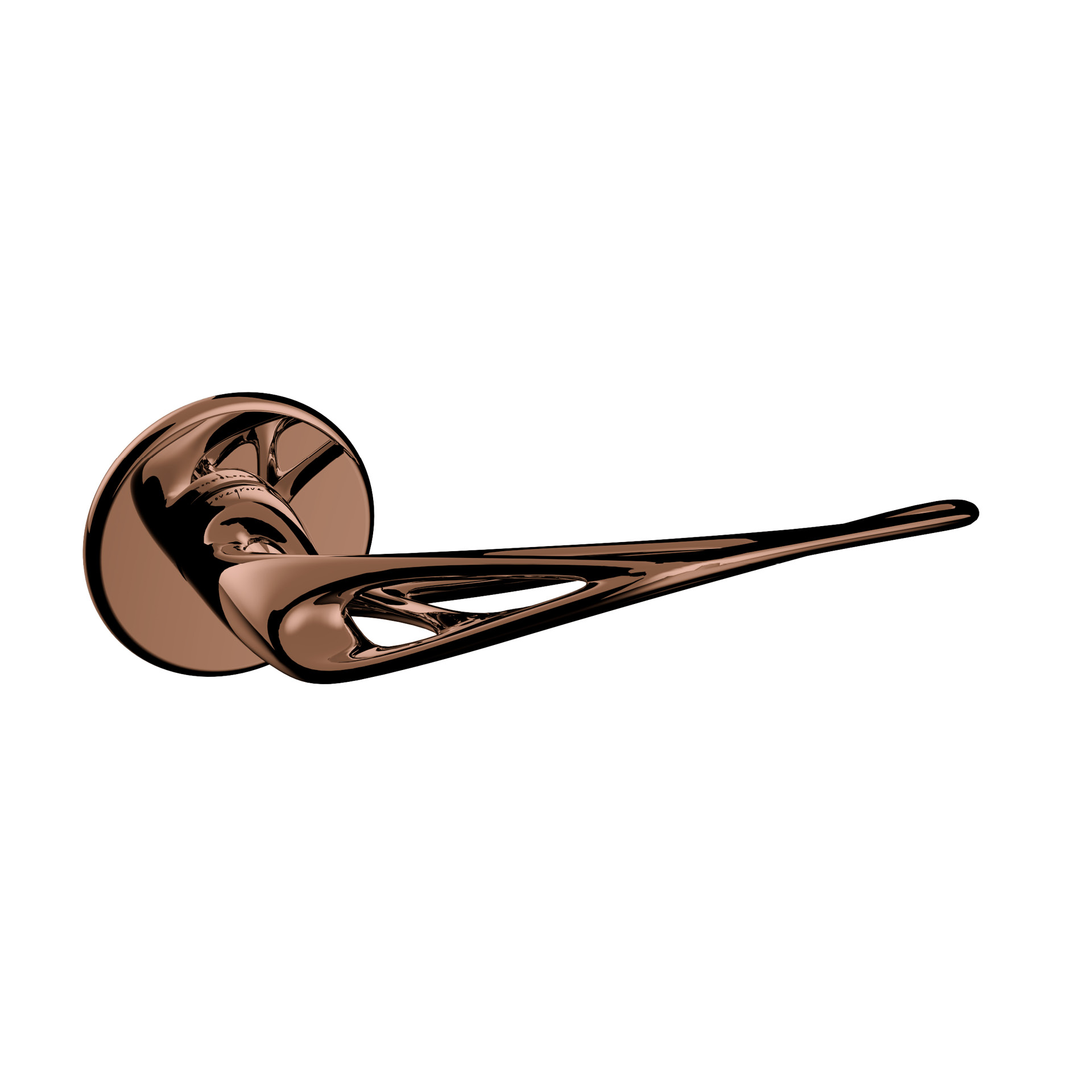 Door lever handle AF.00.001.MCO Mirror Copper