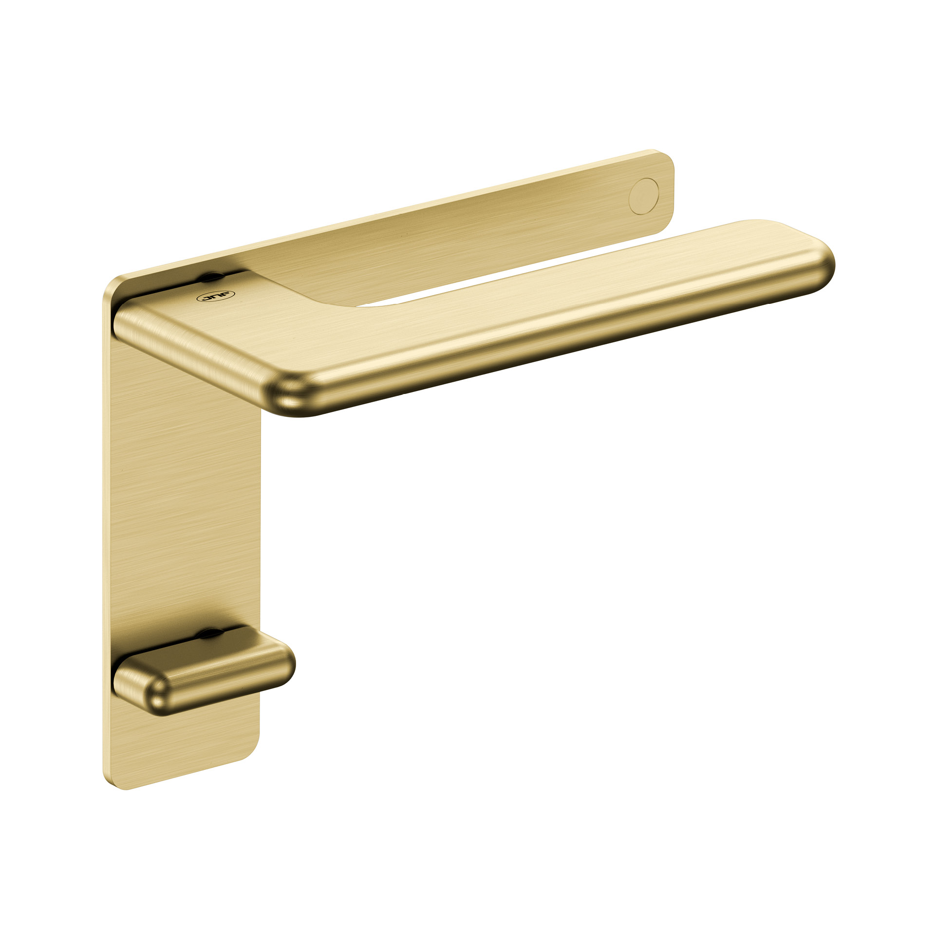 Manilla de puerta con placa IN.00.532.45.PL.B.TG PVD Titanium Gold