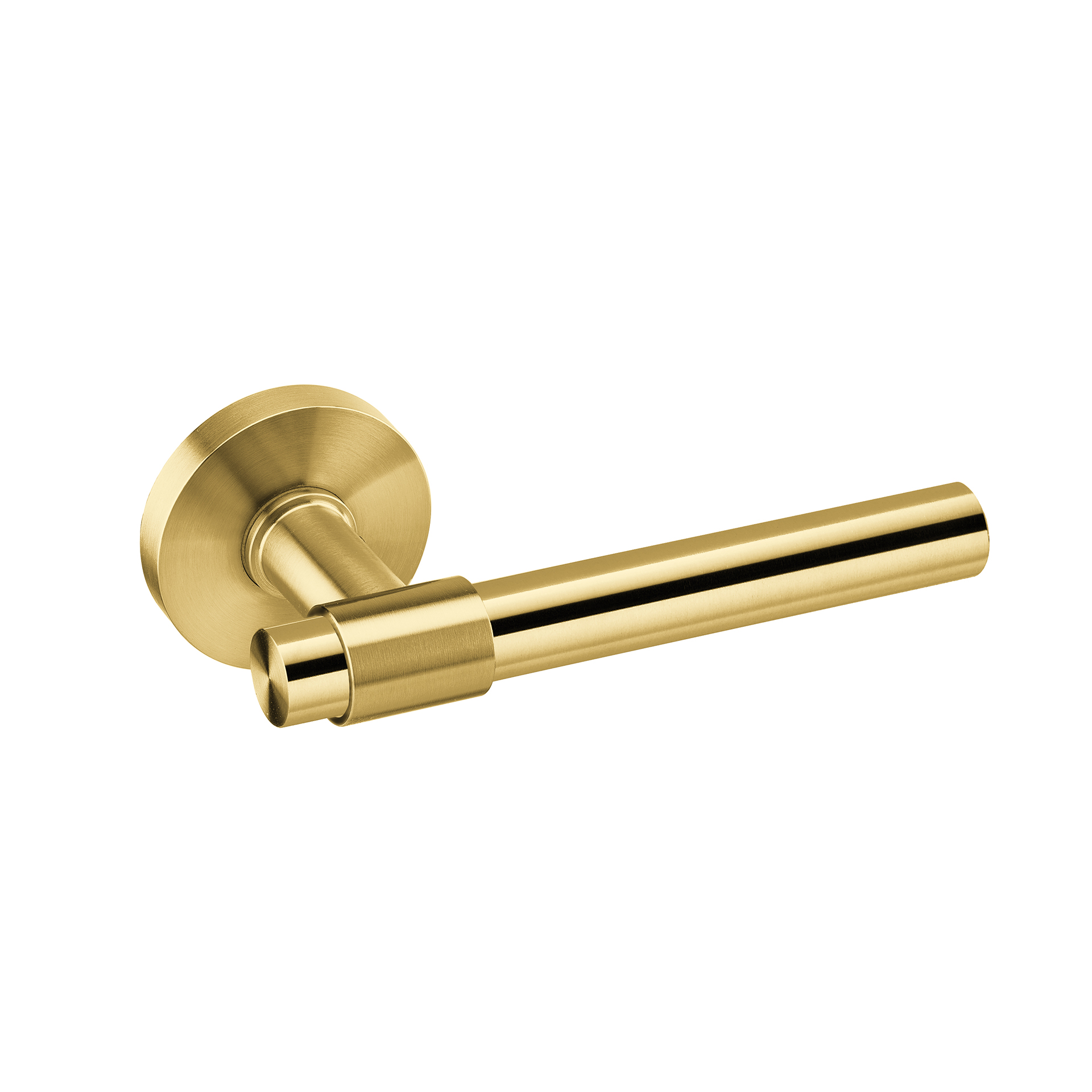 Door lever handle IN.00.145.16.TG PVD Titanium Gold