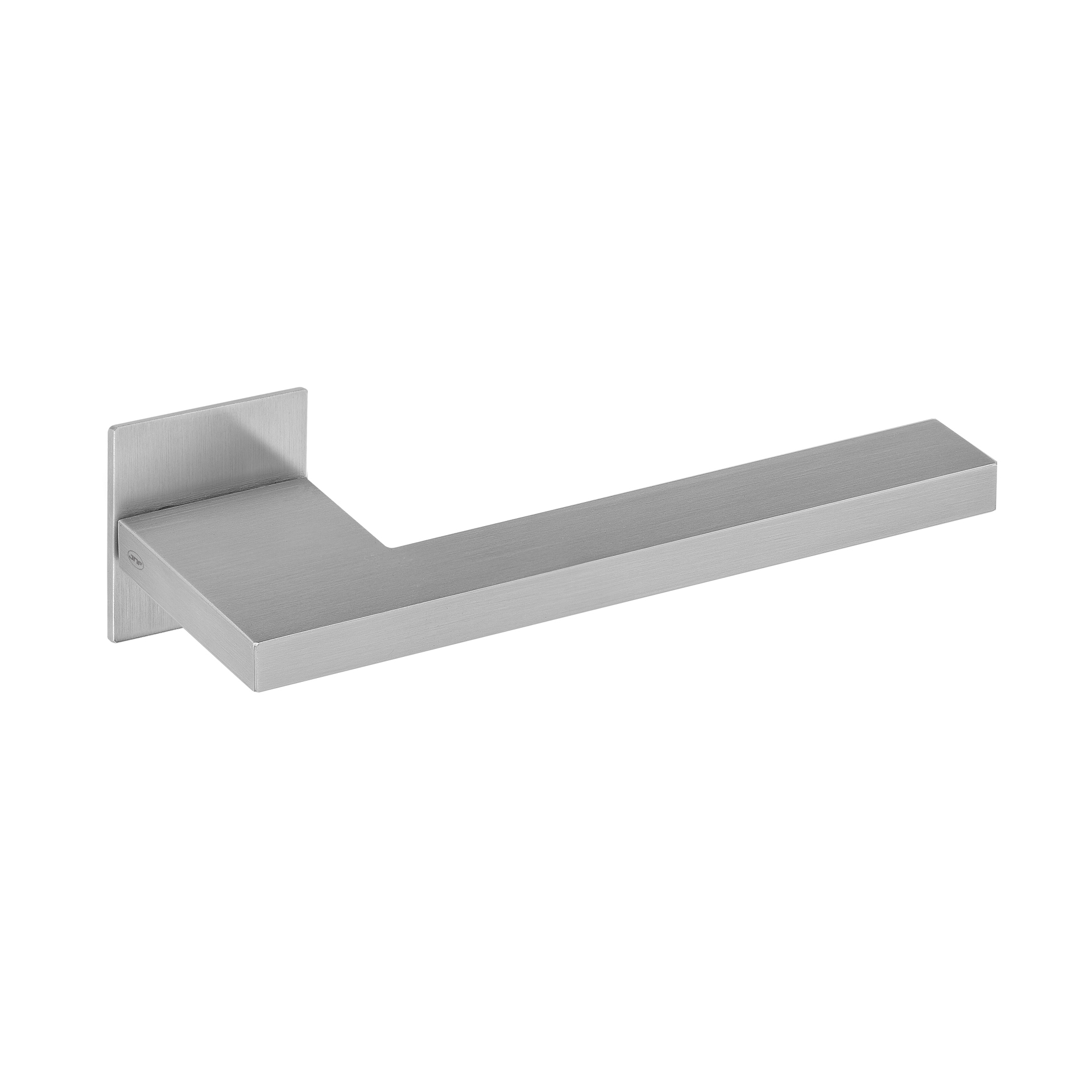 Door lever handle with plate IN.00.432.Q.45 Satin