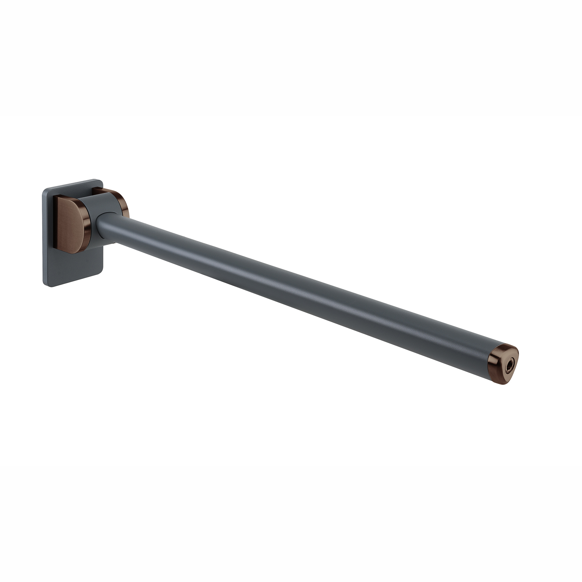 Folding safety support bar IN.12.006.TCH PVD Titanium Chocolate JNF MICROsafe™