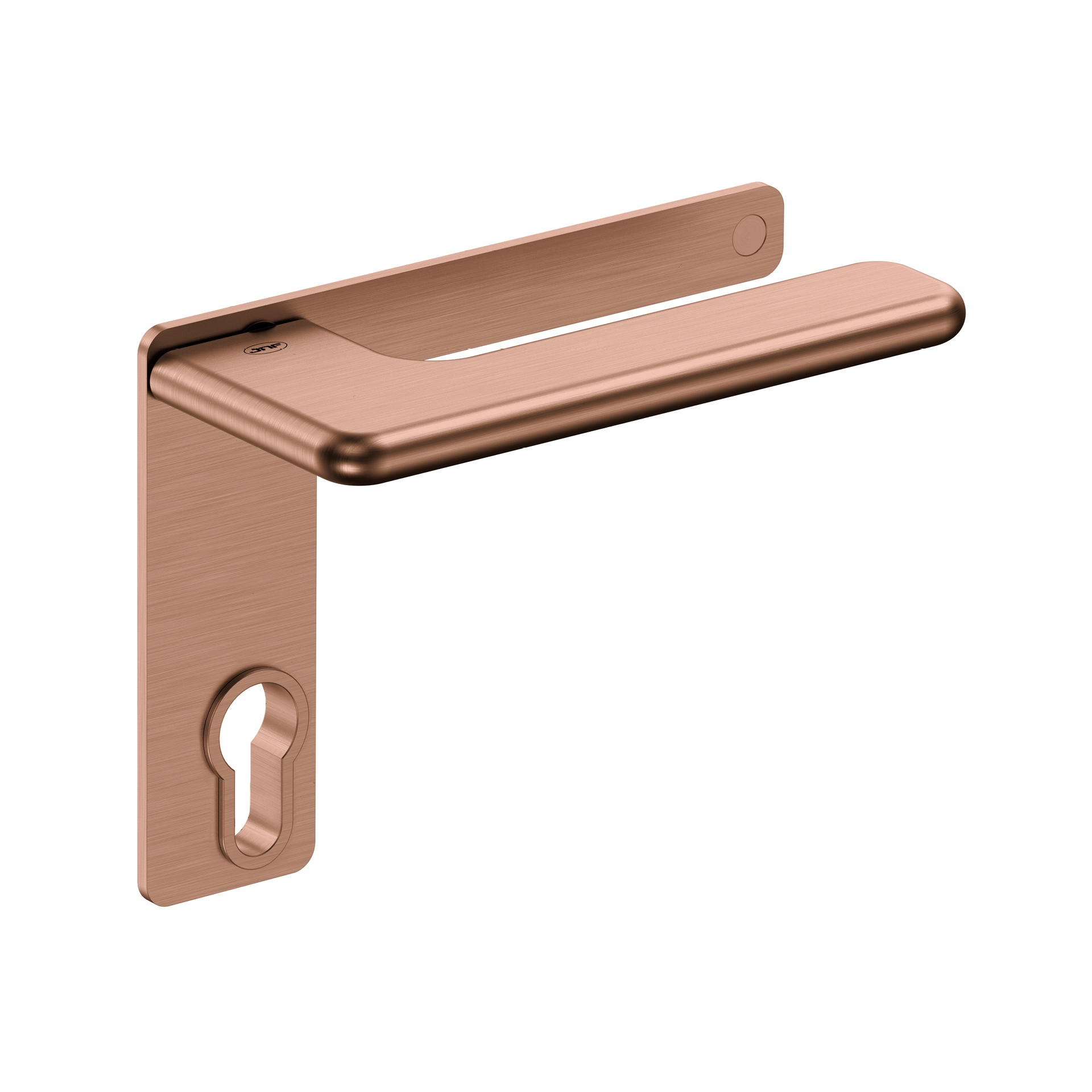 Manilla de puerta con placa IN.00.532.55.PL.PZ.TCO PVD Titanium Copper