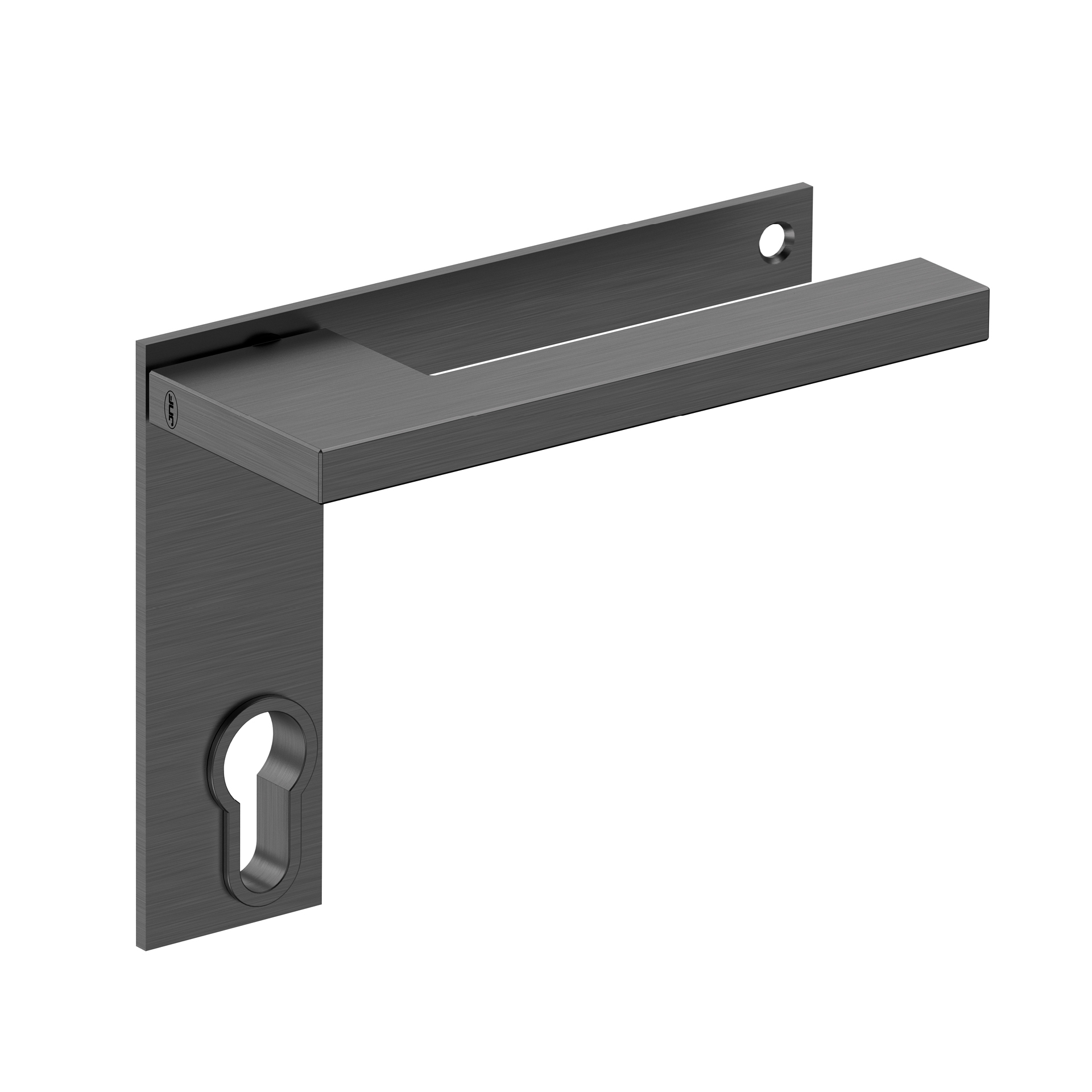 Manilla de puerta con placa IN.00.432.55.PL.PZ.TB PVD Titanium Black