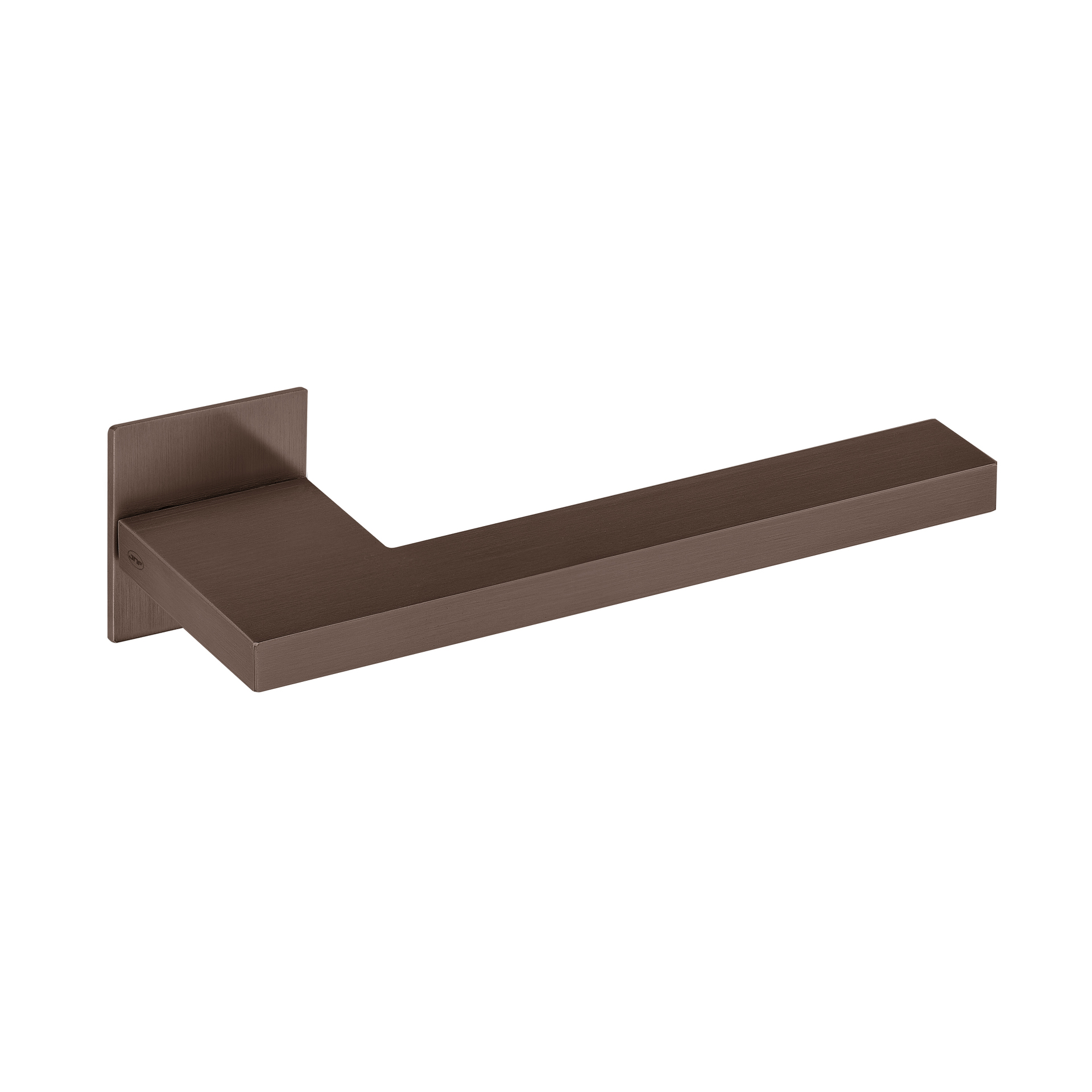 Door lever handle with plate IN.00.432.Q.TCH PVD Titanium Chocolate