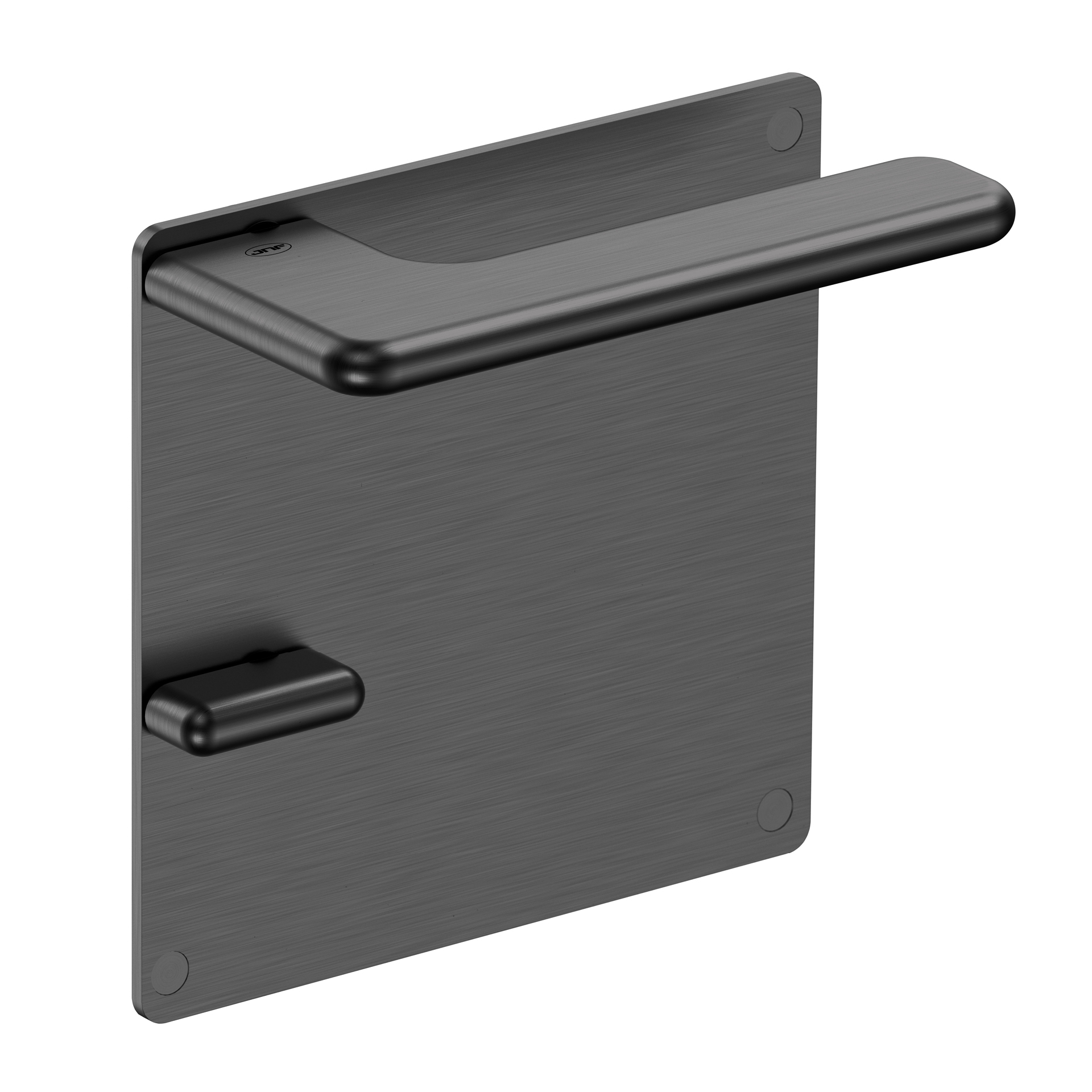 Manilla de puerta con placa IN.00.532.55.PQ.B.TB PVD Titanium Black