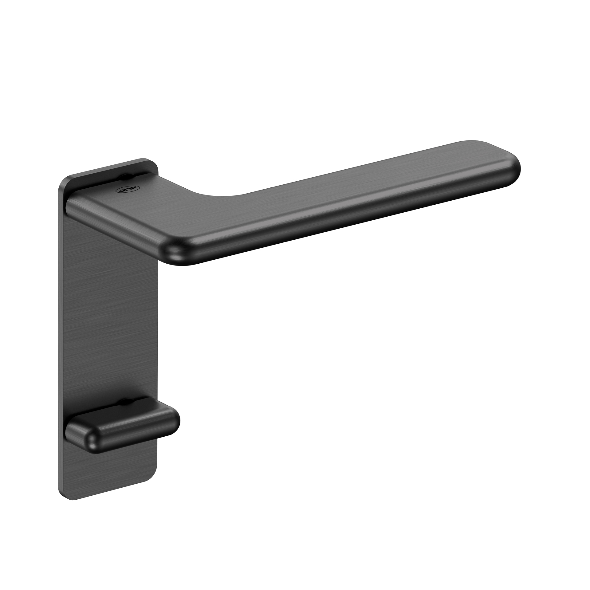 Manilla de puerta con placa IN.00.532.45.PR.B.TB PVD Titanium Black