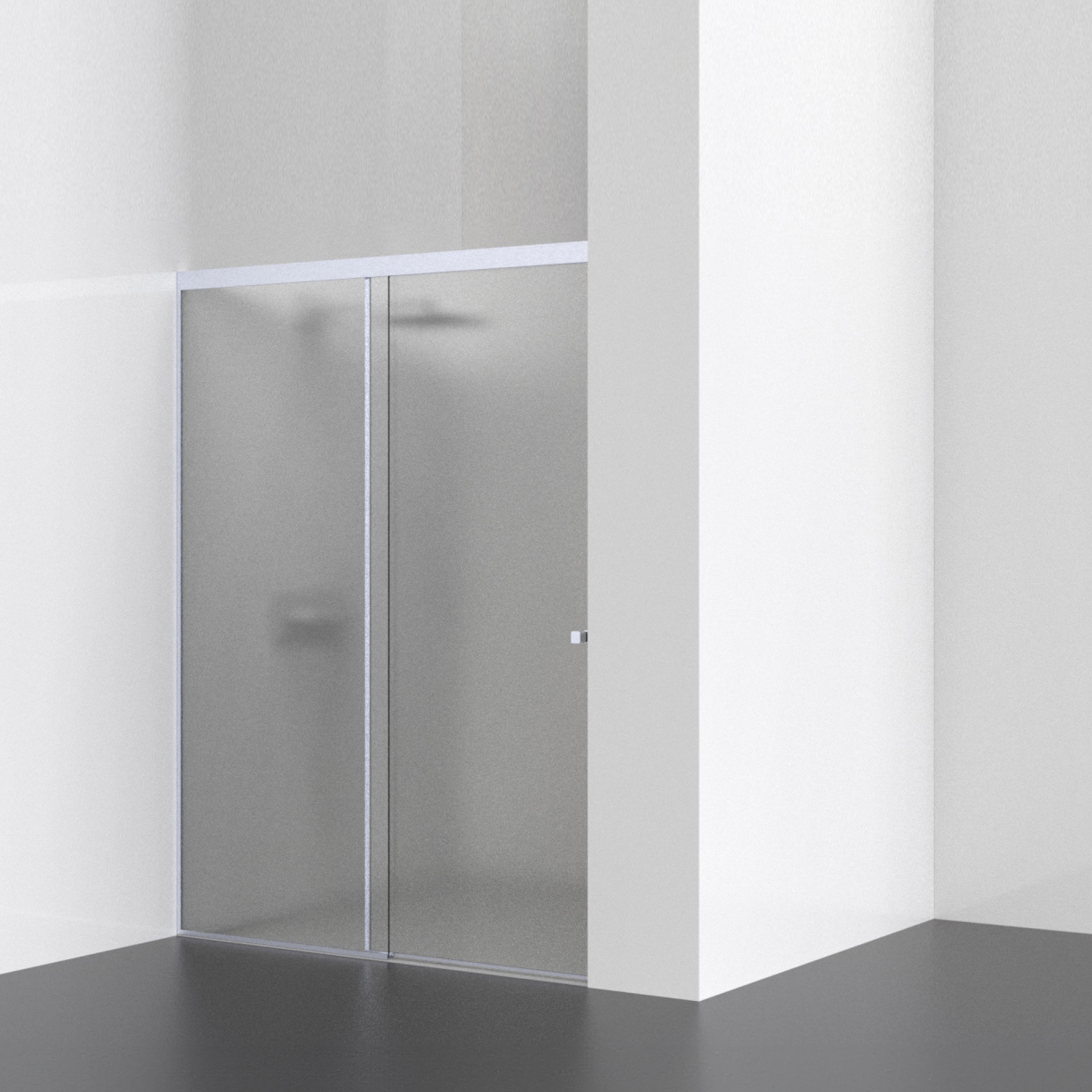 Shower cabin IN.15.364 Silver RAL 9006