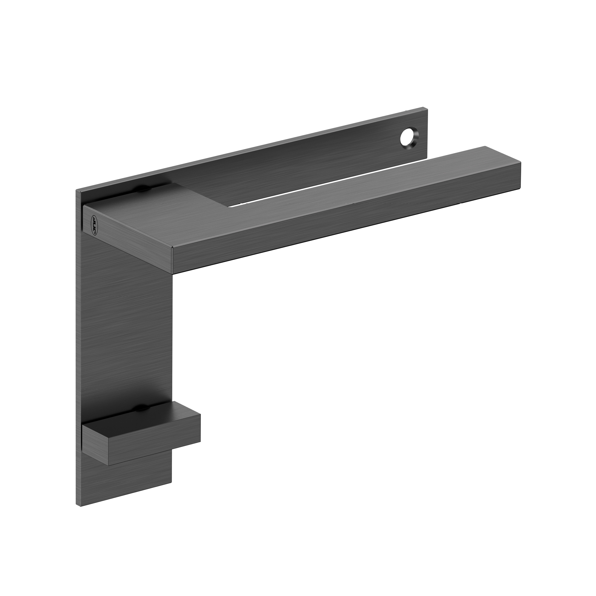 Manilla de puerta con placa IN.00.432.45.PL.B.TB PVD Titanium Black