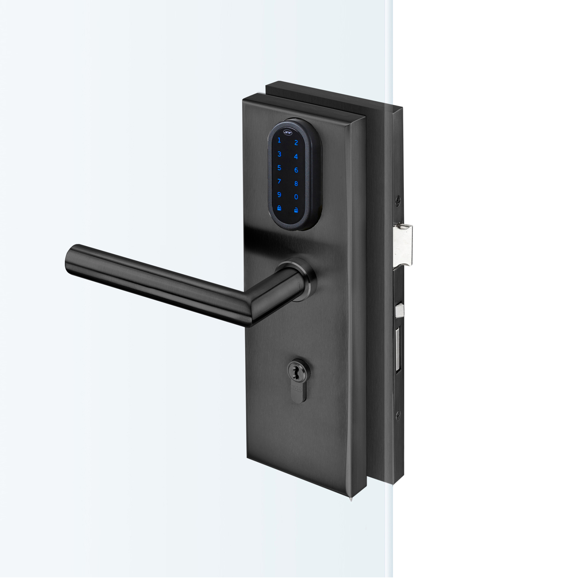 Cerradura electrónica IN.27.202.KE.TB PVD Titanium Black