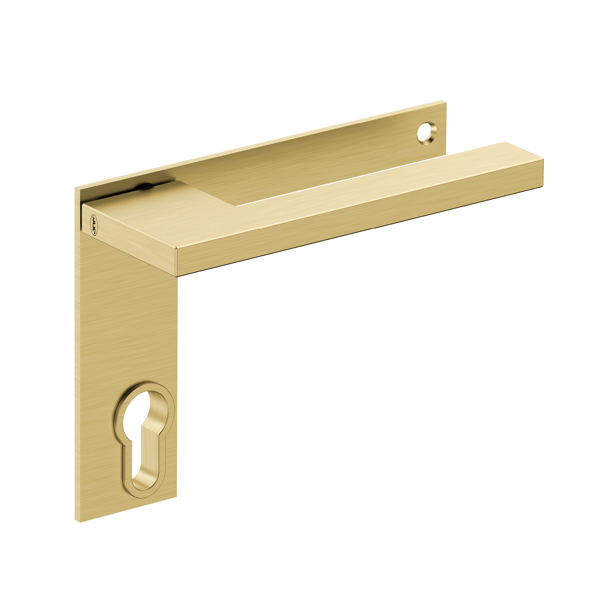 Manilla de puerta con placa IN.00.432.45.PL.PZ.TG PVD Titanium Gold