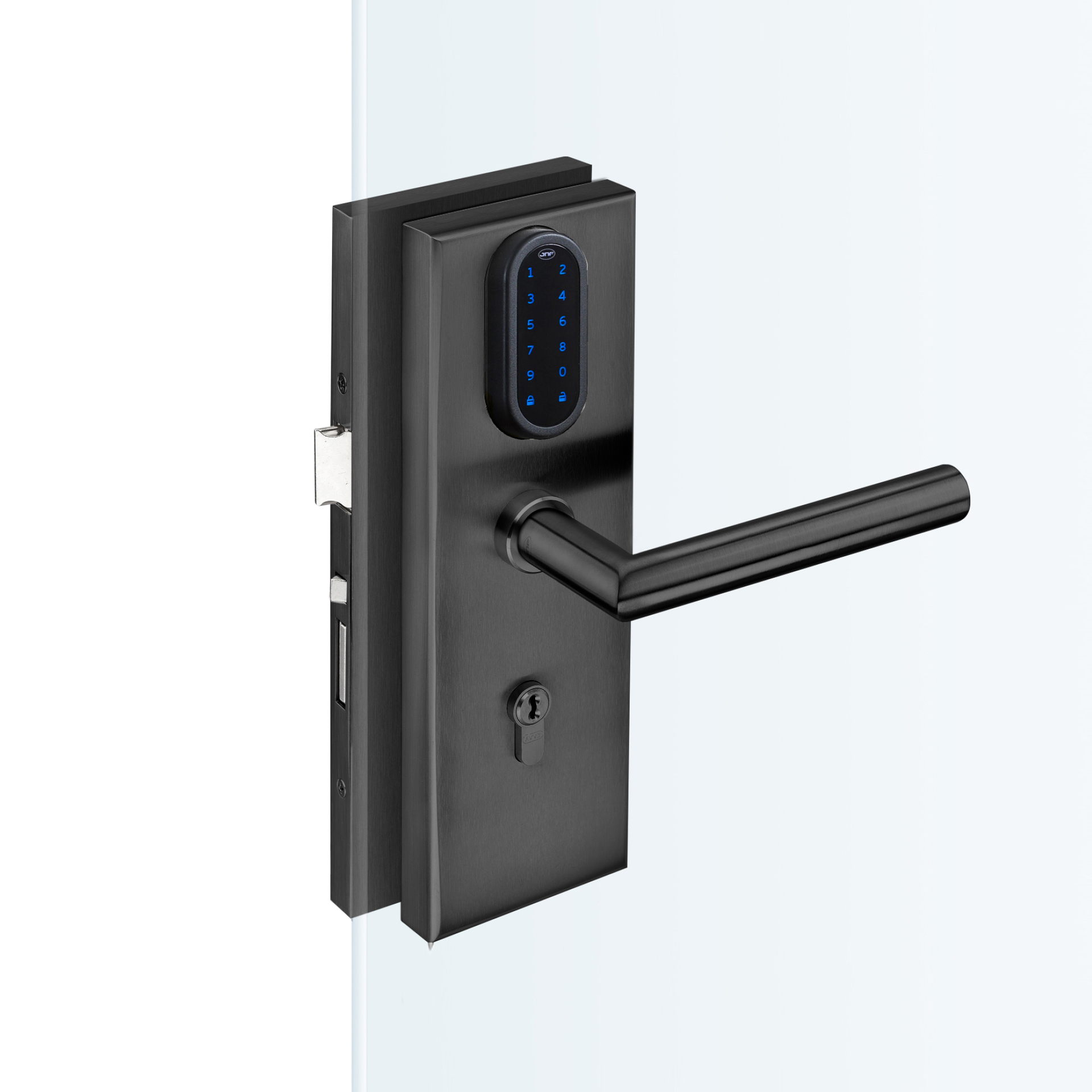 Cerradura electrónica IN.27.202.KD.TB PVD Titanium Black