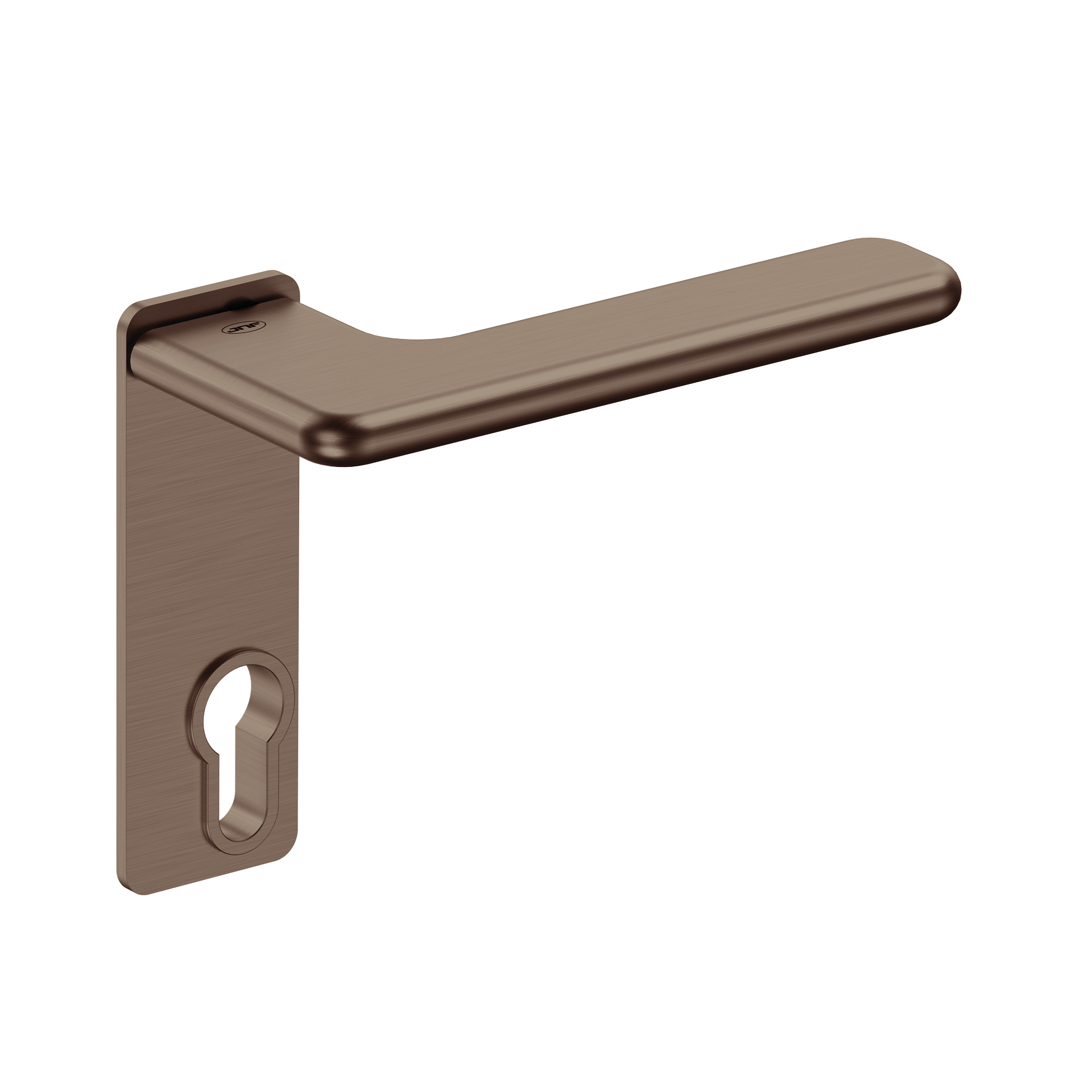 Manilla de puerta con placa IN.00.532.45.PR.PZ.TCH PVD Titanium Chocolate