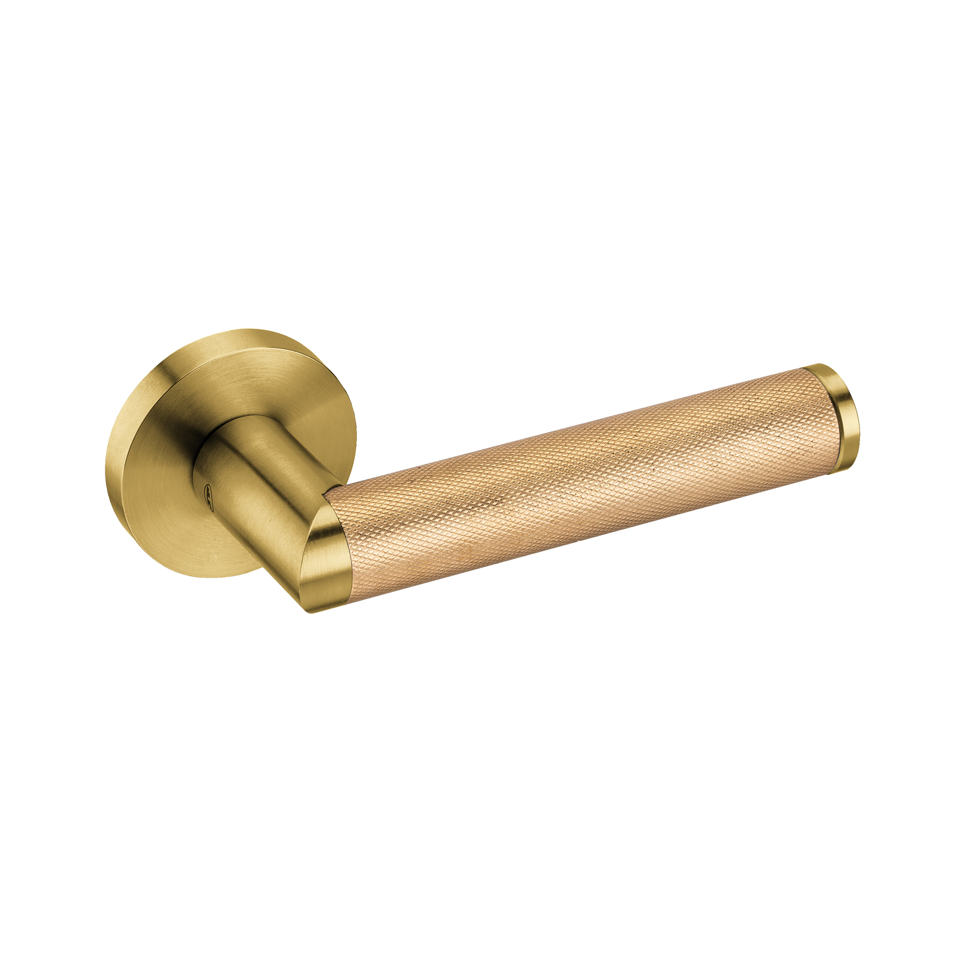 Door lever handle IN.00.450.TG PVD Titanium Gold