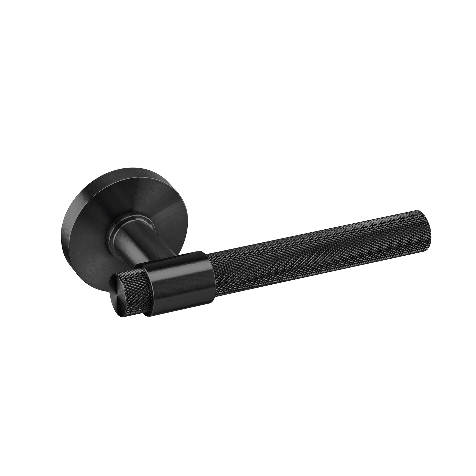 Door lever handle IN.00.145.16.KN.SR.TB PVD Titanium Black