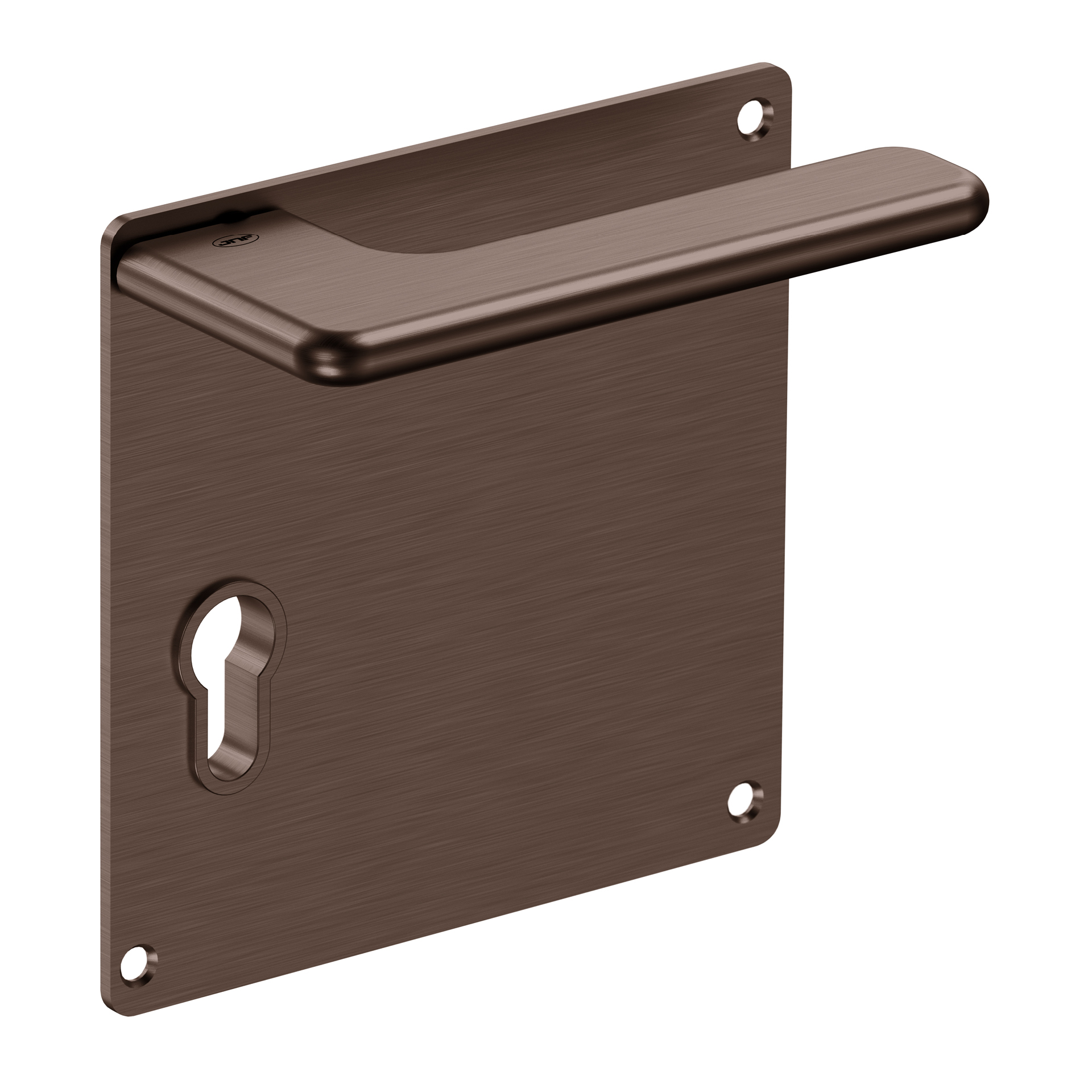 Manilla de puerta con placa IN.00.532.55.PQ.PZ.TCH PVD Titanium Chocolate