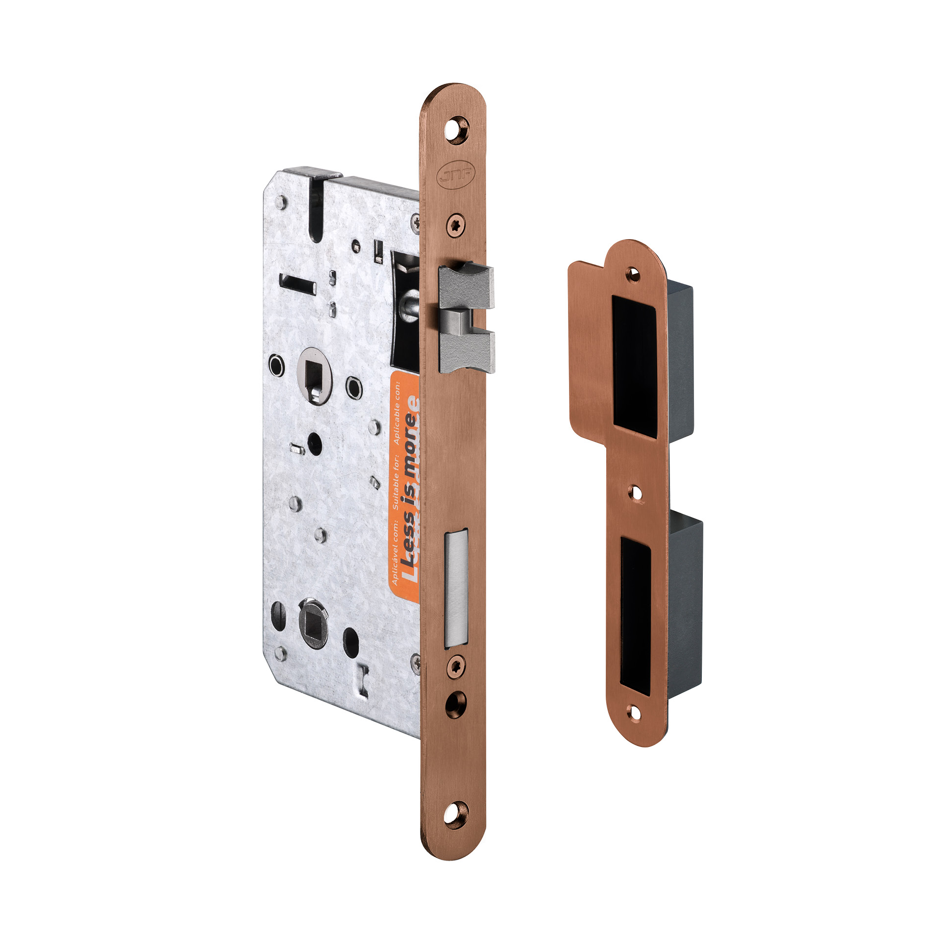 Cerradura para baño IN.20.896.R.TCO PVD Titanium Copper