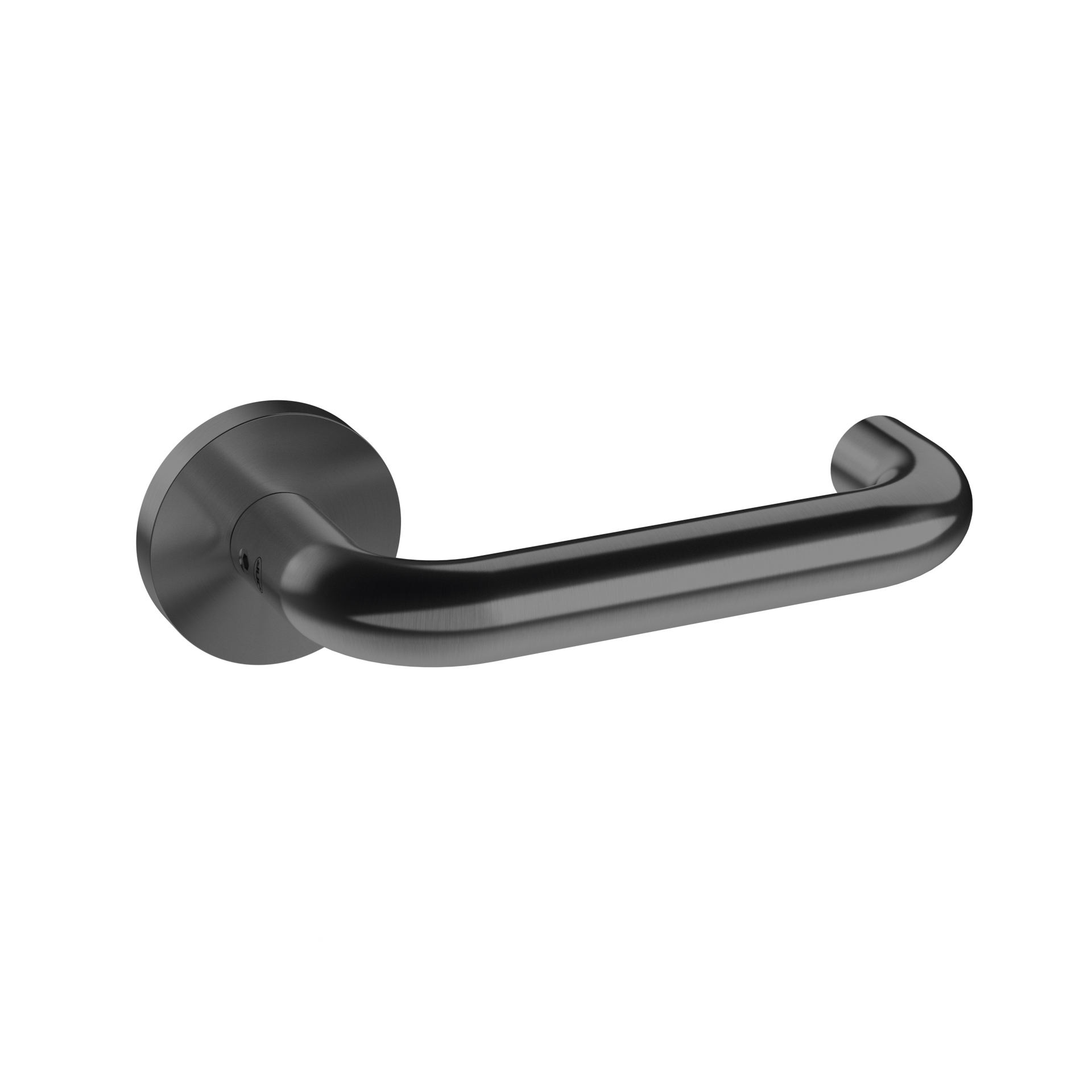 Door lever handle IN.00.028.B.R08M.TB PVD Titanium Black