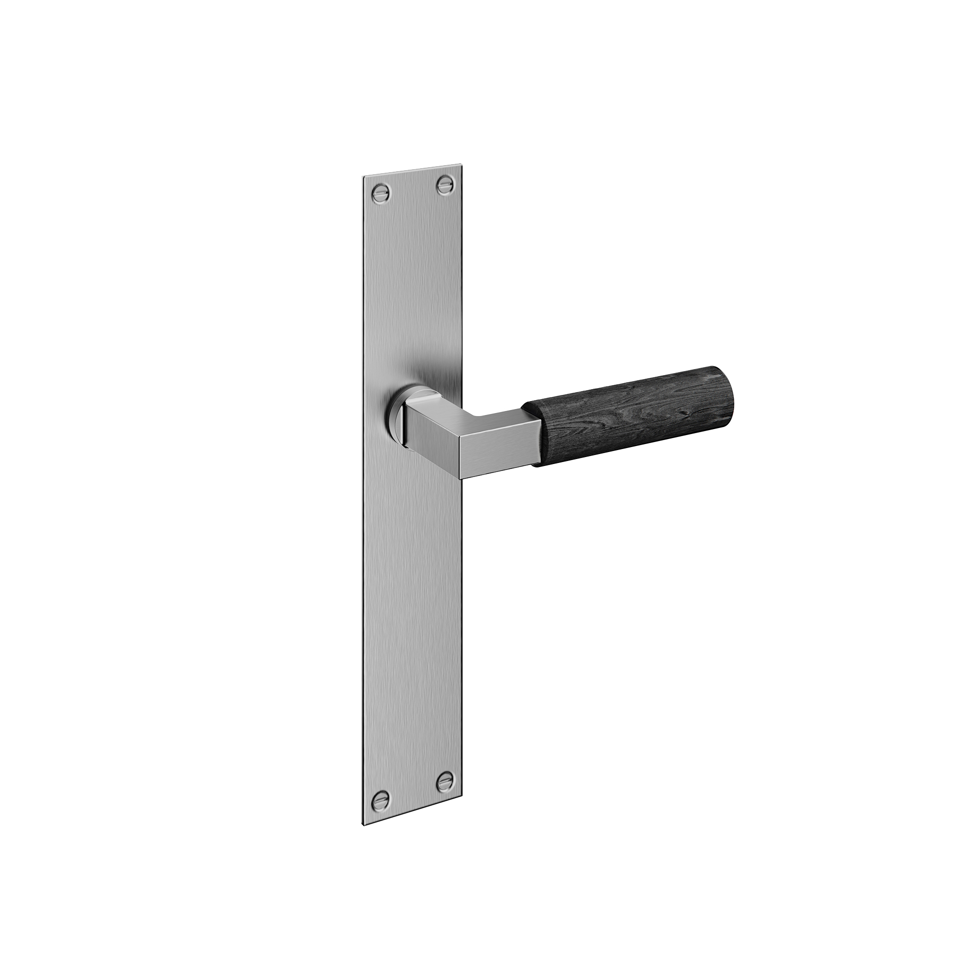 Lever handle with plate IN.03.480.BW.SF Satin