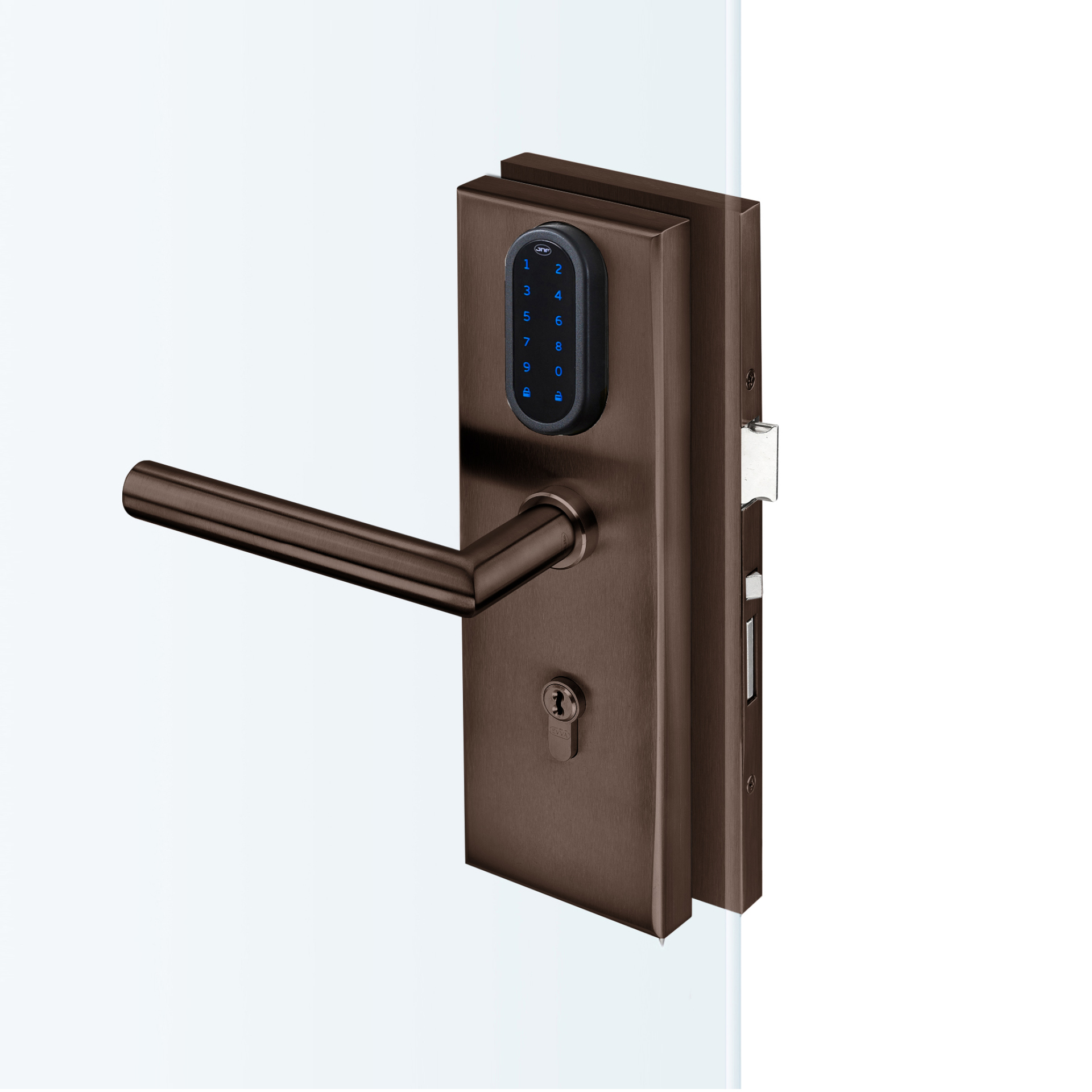 Cerradura electrónica IN.27.202.KE.TCH PVD Titanium Chocolate