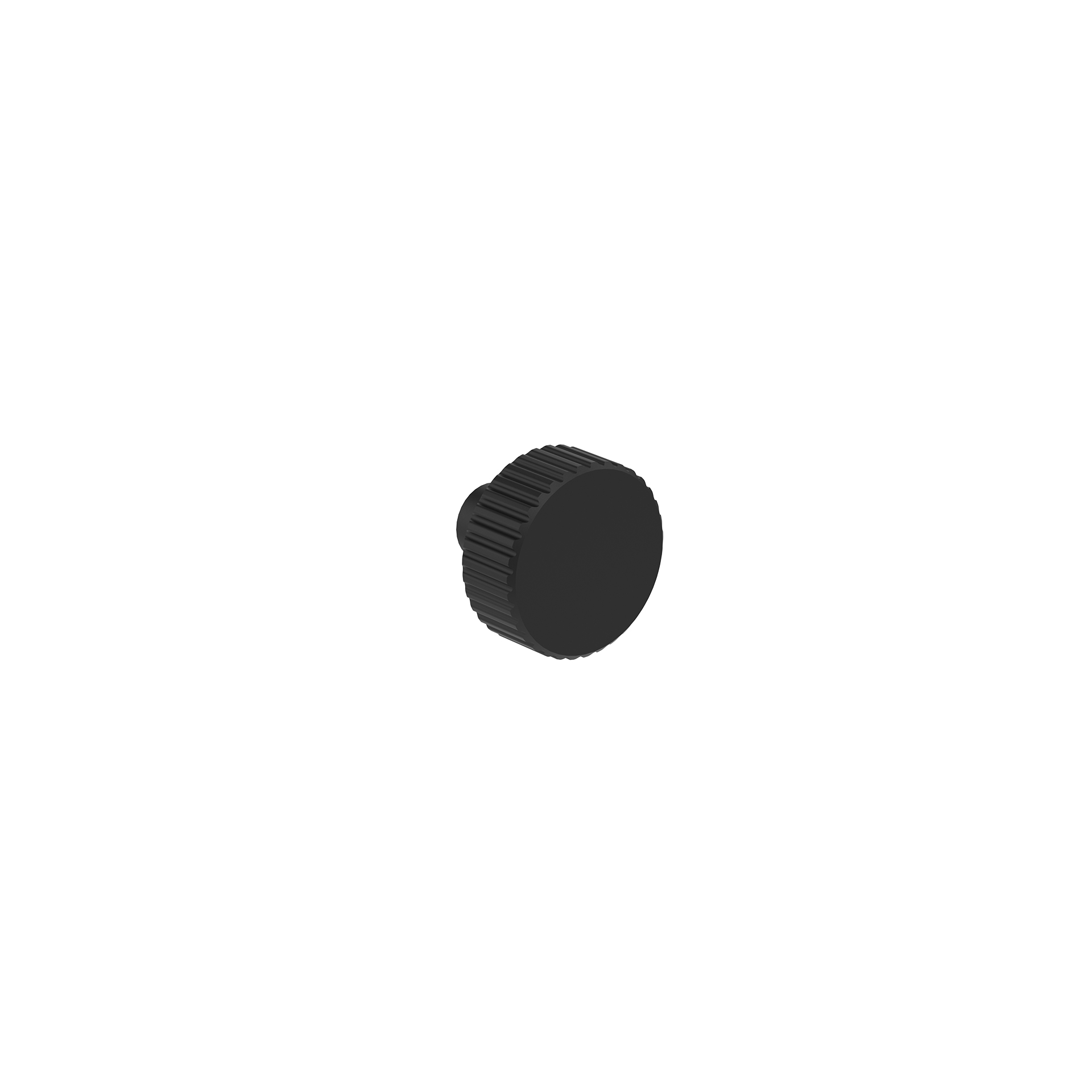 Furniture knob IN.22.145.LN.25.B Black RAL 9005