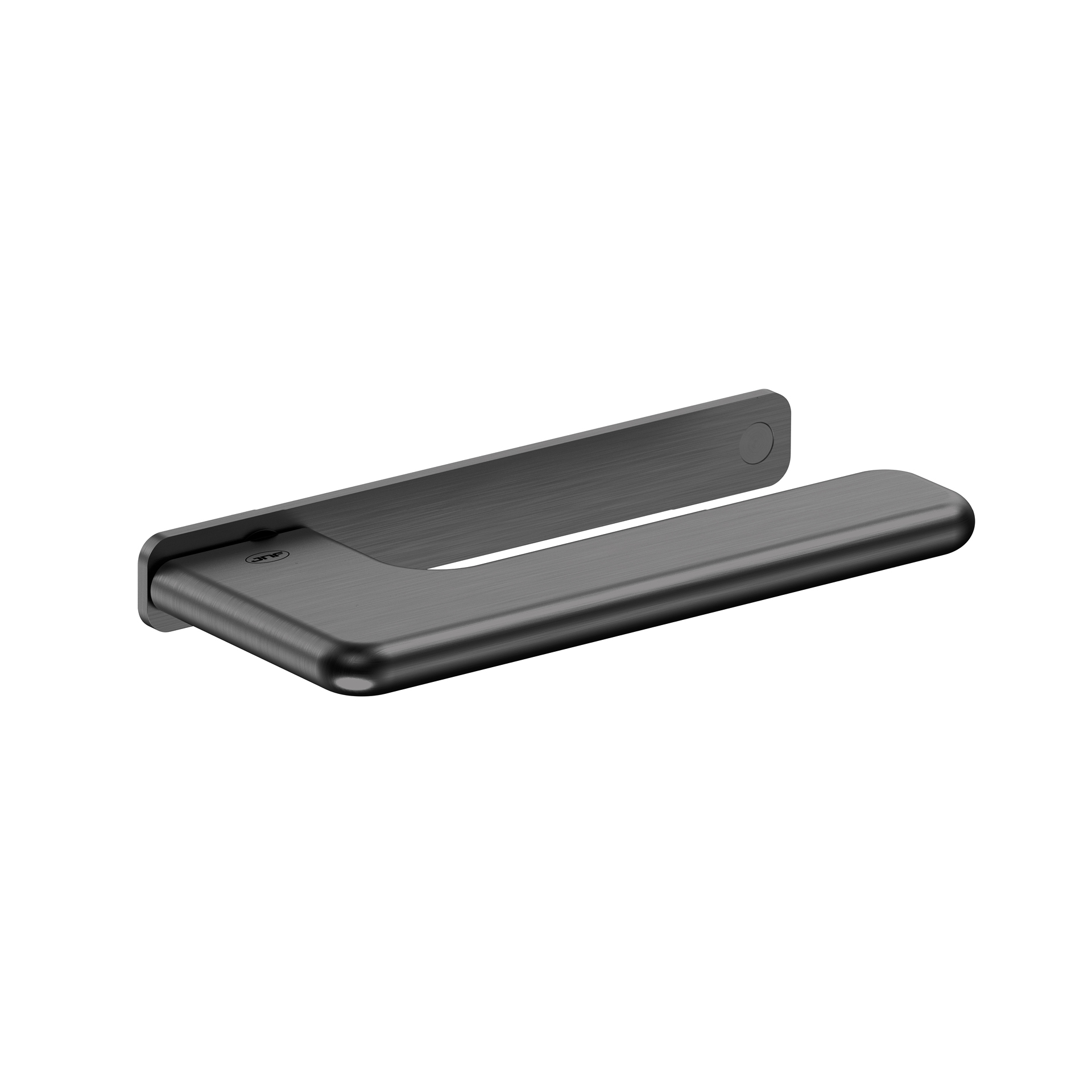 Door lever handle with plate IN.00.532.45.TB PVD Titanium Black