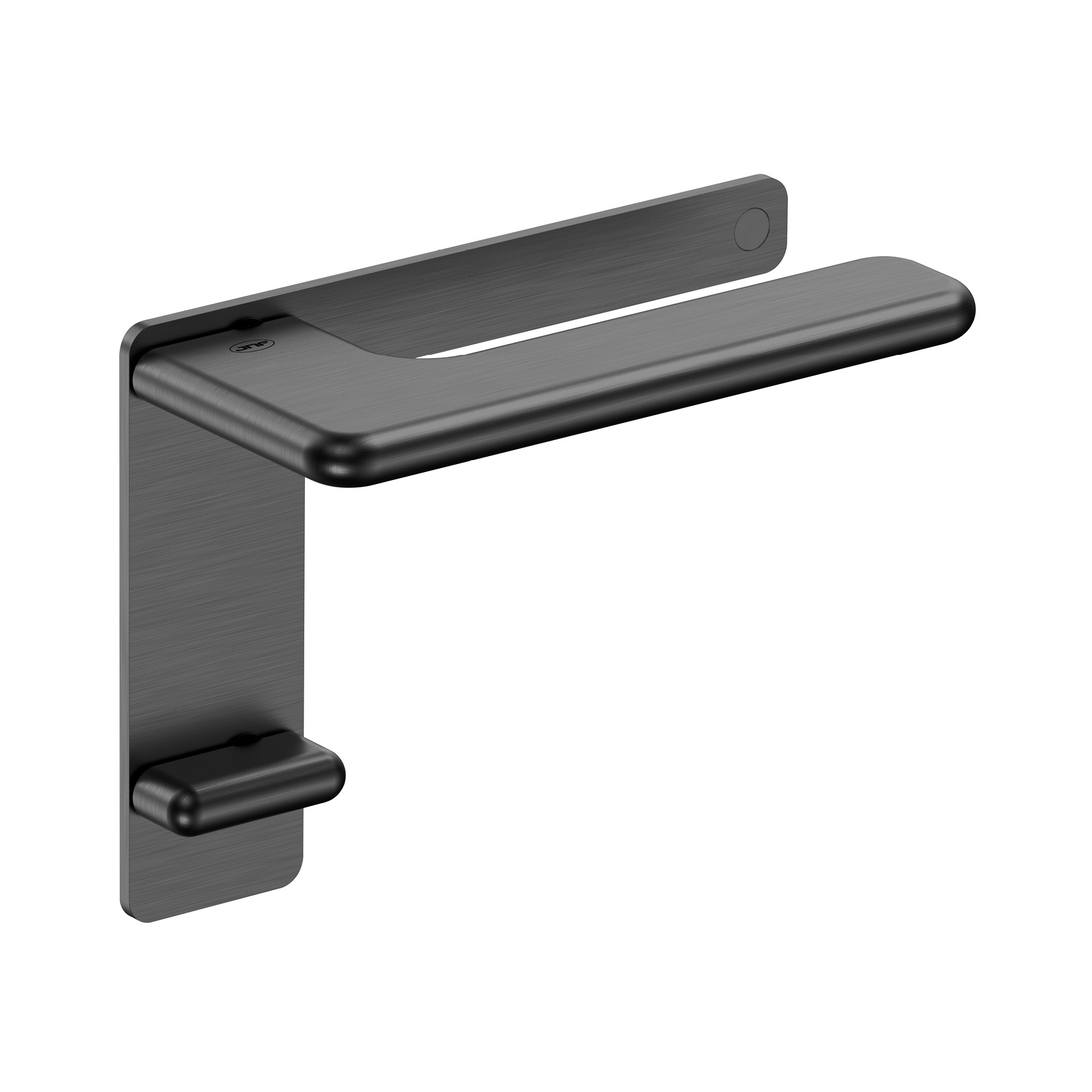 Manilla de puerta con placa IN.00.532.55.PL.B.TB PVD Titanium Black