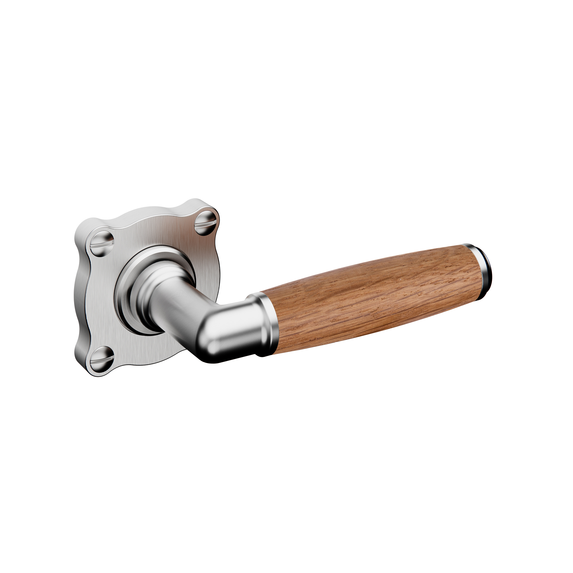 Door lever handle IN.00.490.C Satin