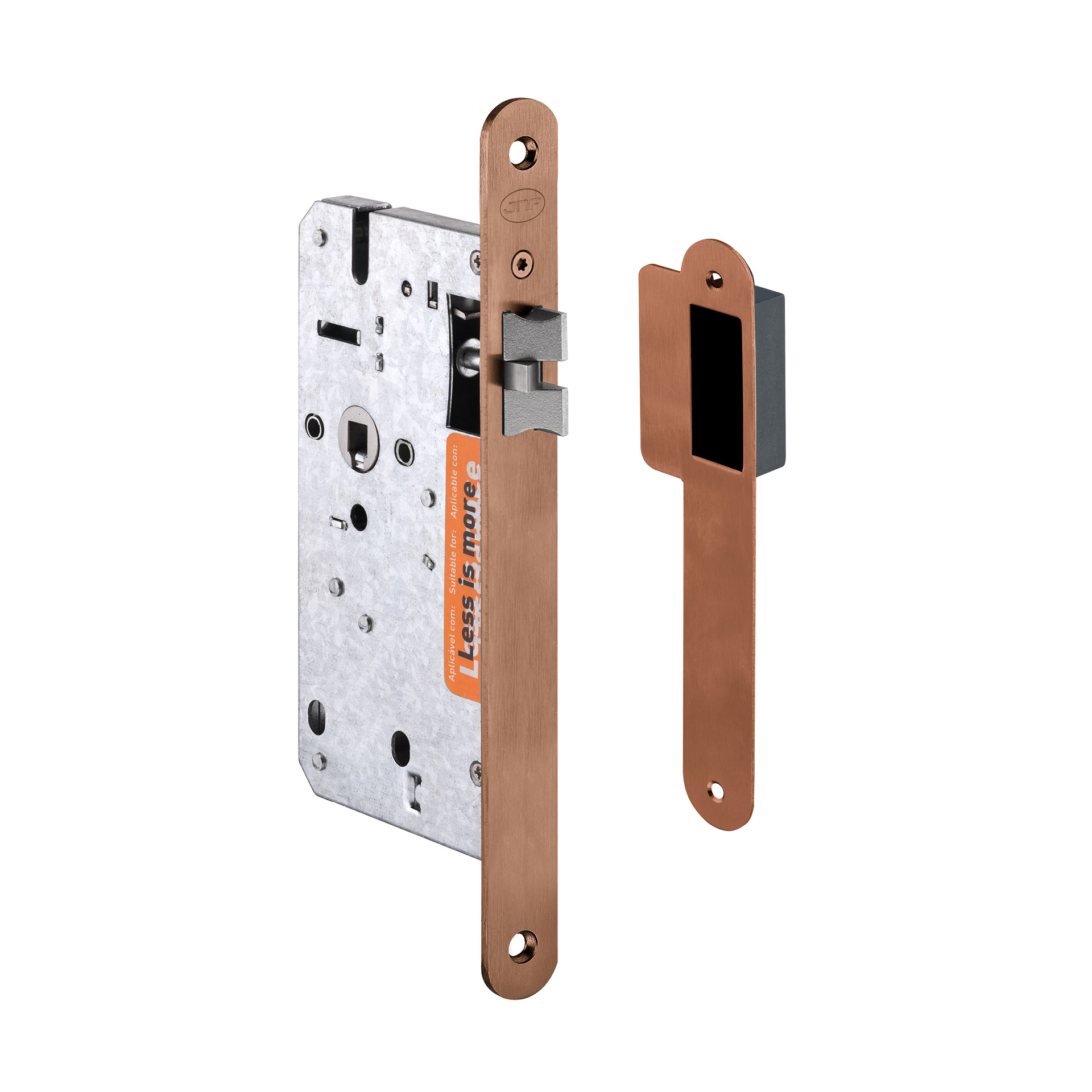 Cerradura de embutir IN.20.897.R.TCO PVD Titanium Copper