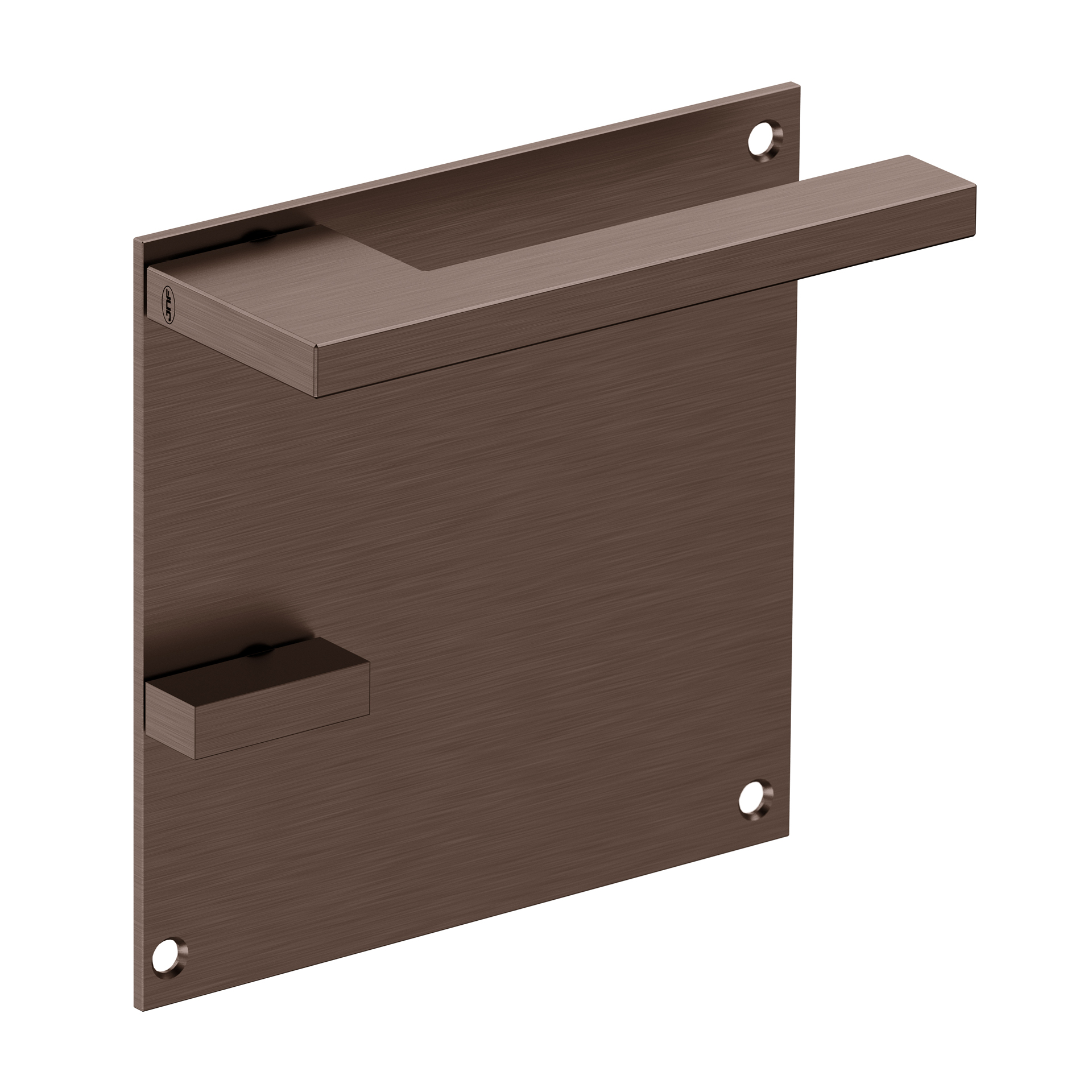 Manilla de puerta con placa IN.00.432.55.PQ.B.TCH PVD Titanium Chocolate