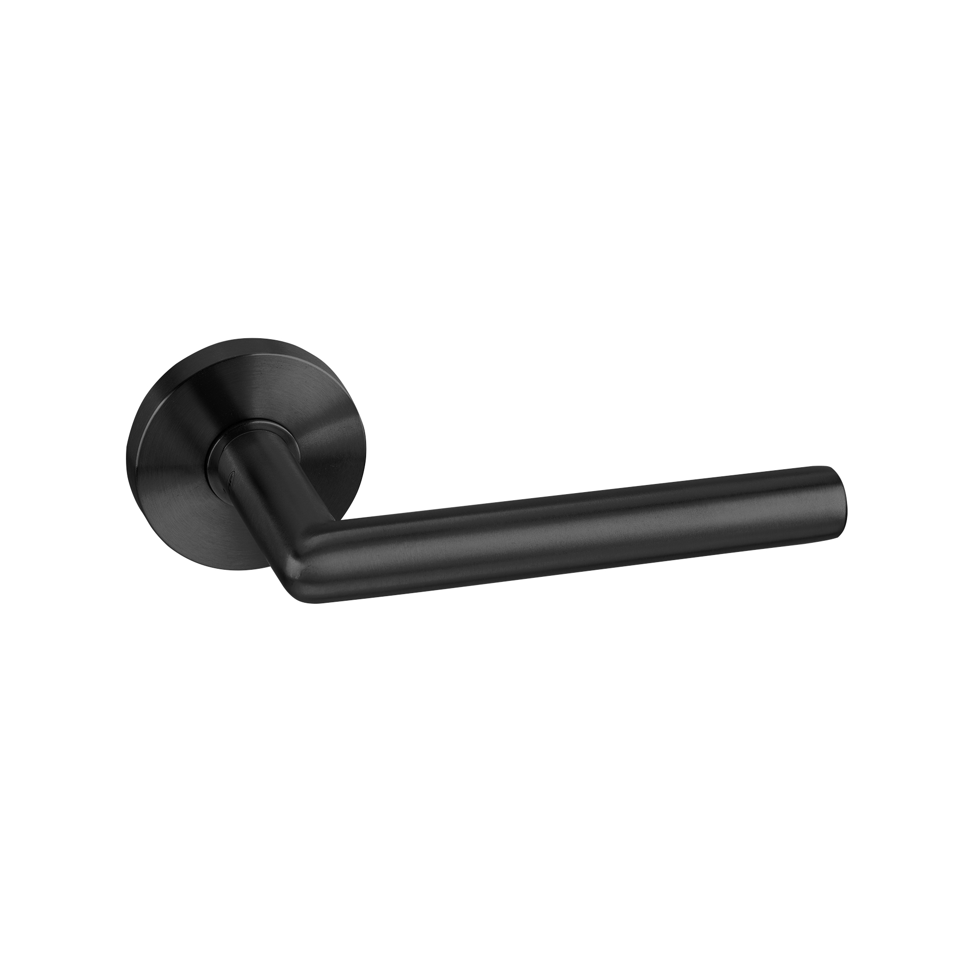 Door lever handle IN.00.181.RC08N.BA Black Anthracite