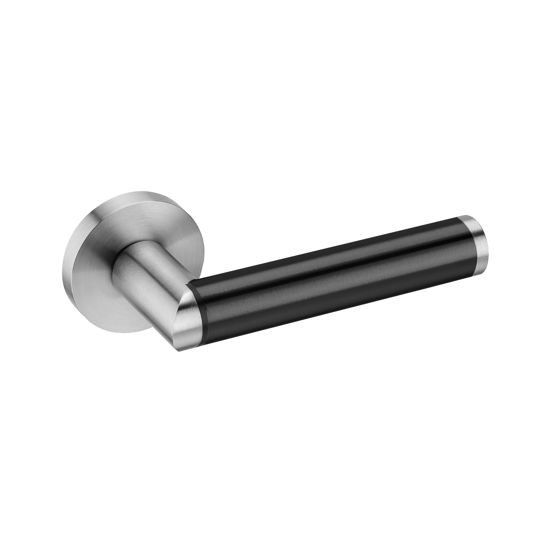 Door lever handle IN.00.412.EF.RD08M.T PVD Titanium Black