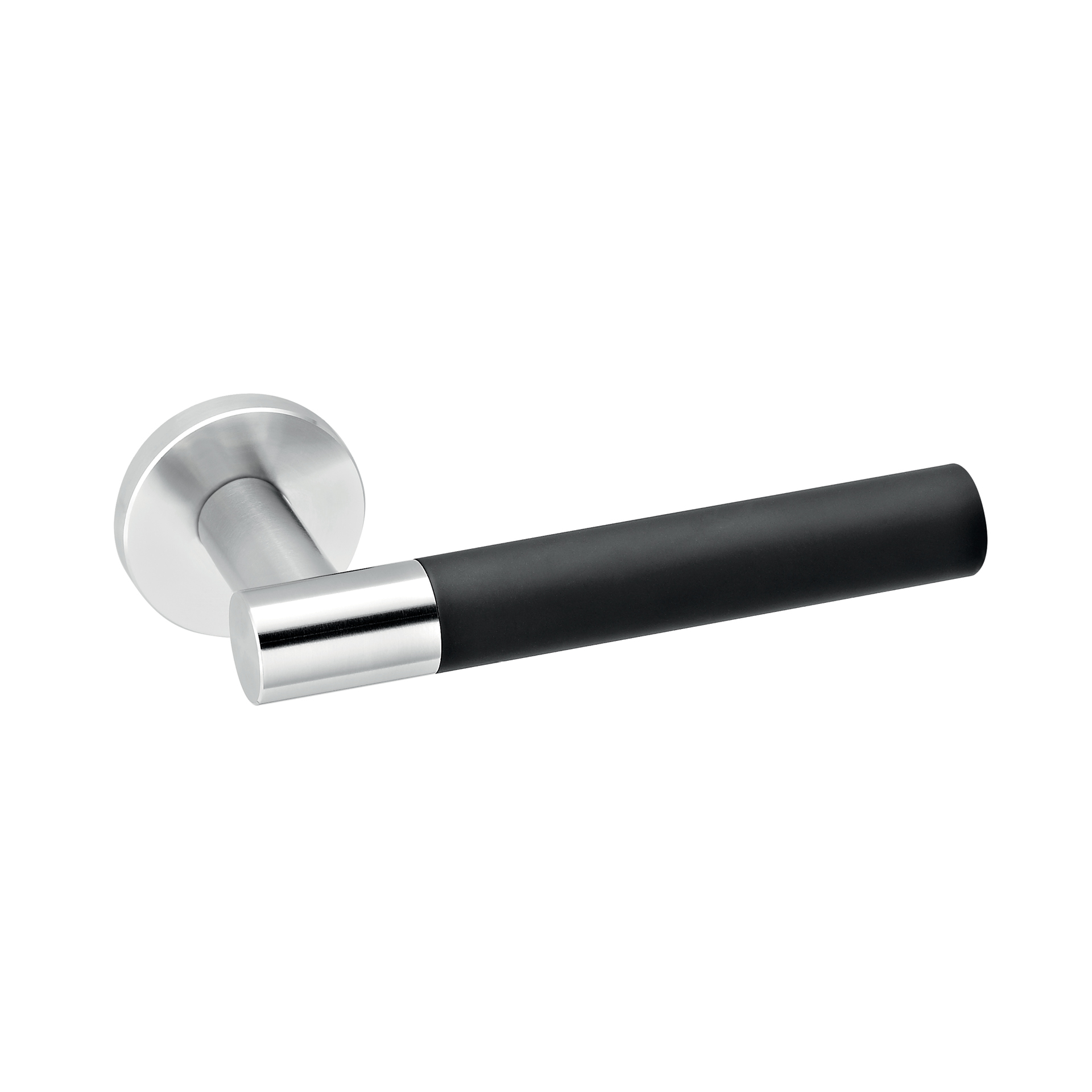 Lever handle IN.00.185 Satin Black RAL 9005