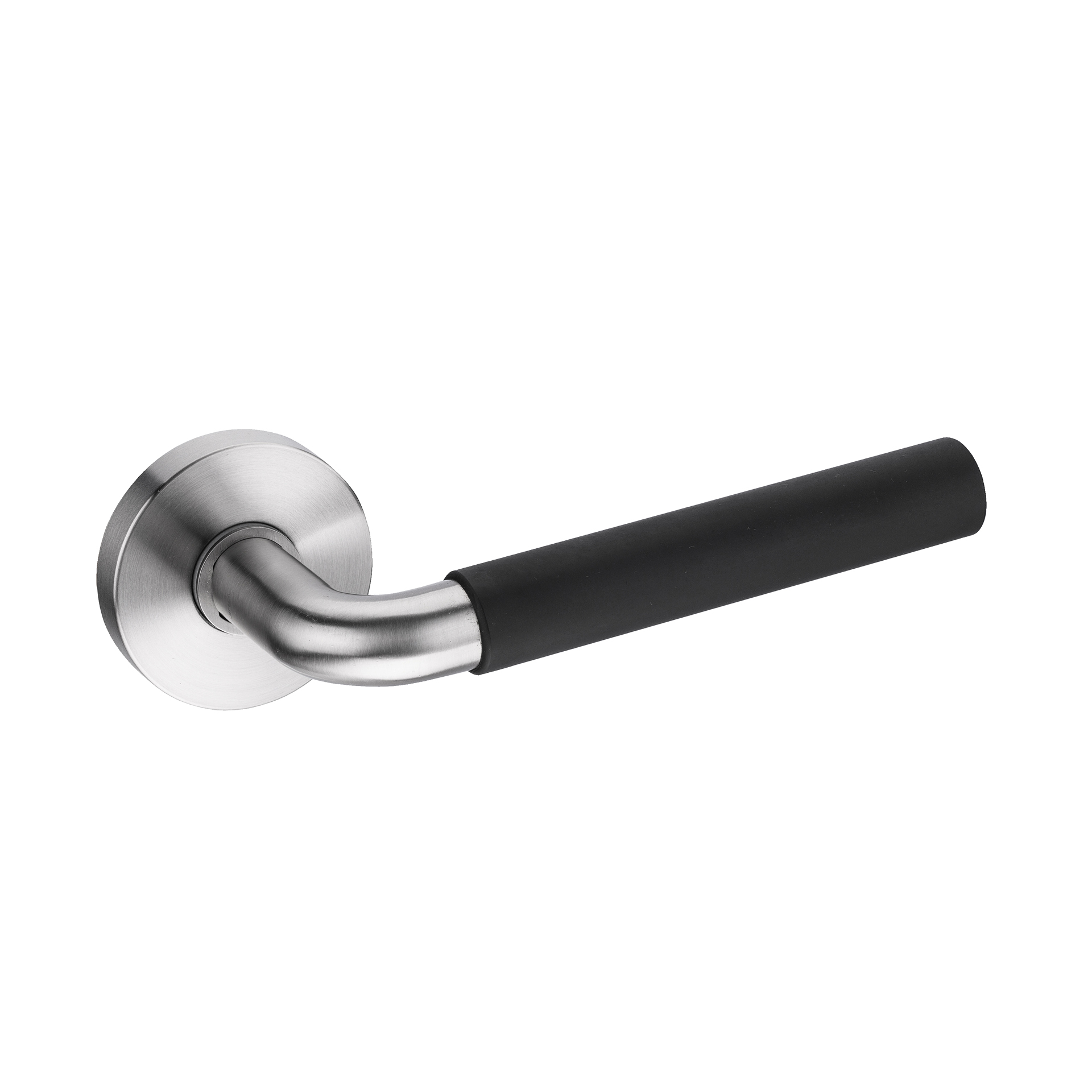 Lever handle IN.00.010 Satin Black RAL 9005