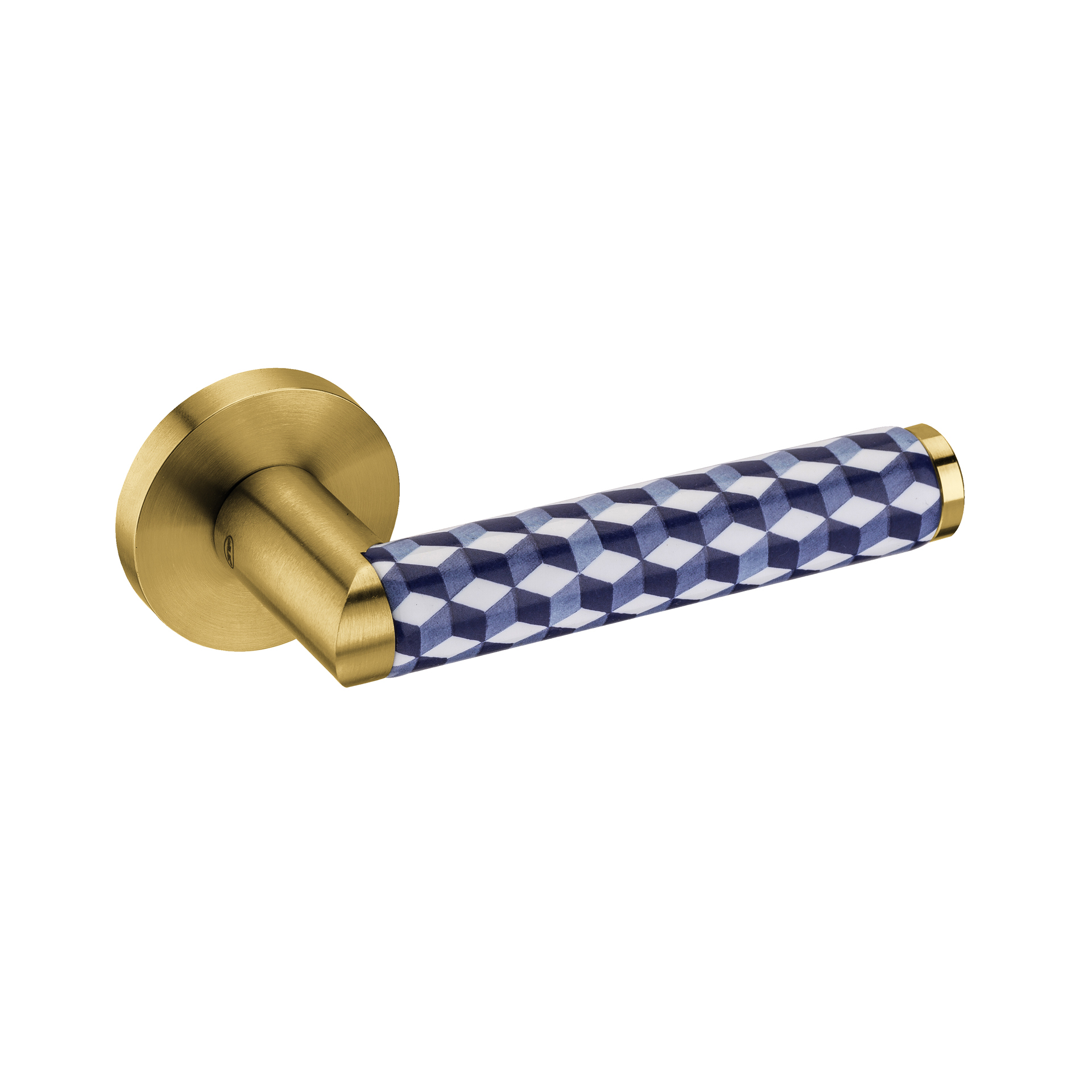 Door lever handle IN.00.445.TG PVD Titanium Gold