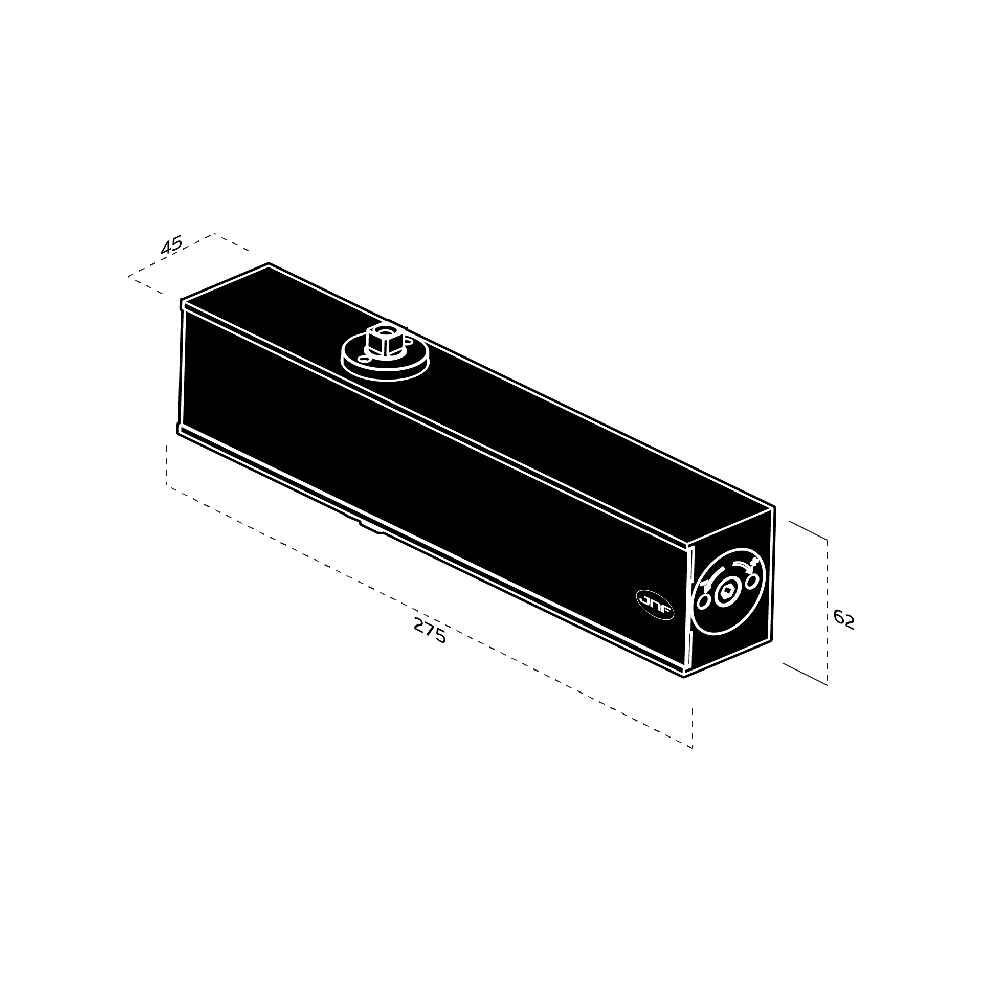 Door closer ML.21.770 Silver RAL 9006