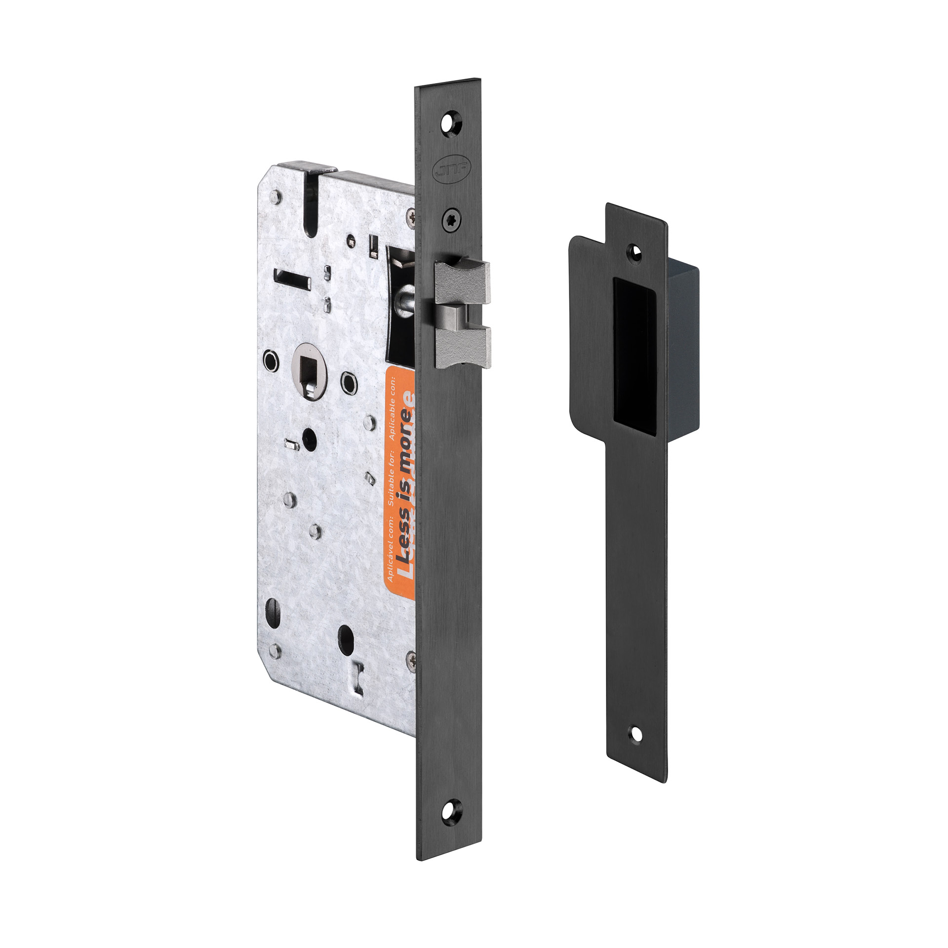 Cerradura de embutir IN.20.897.TB PVD Titanium Black