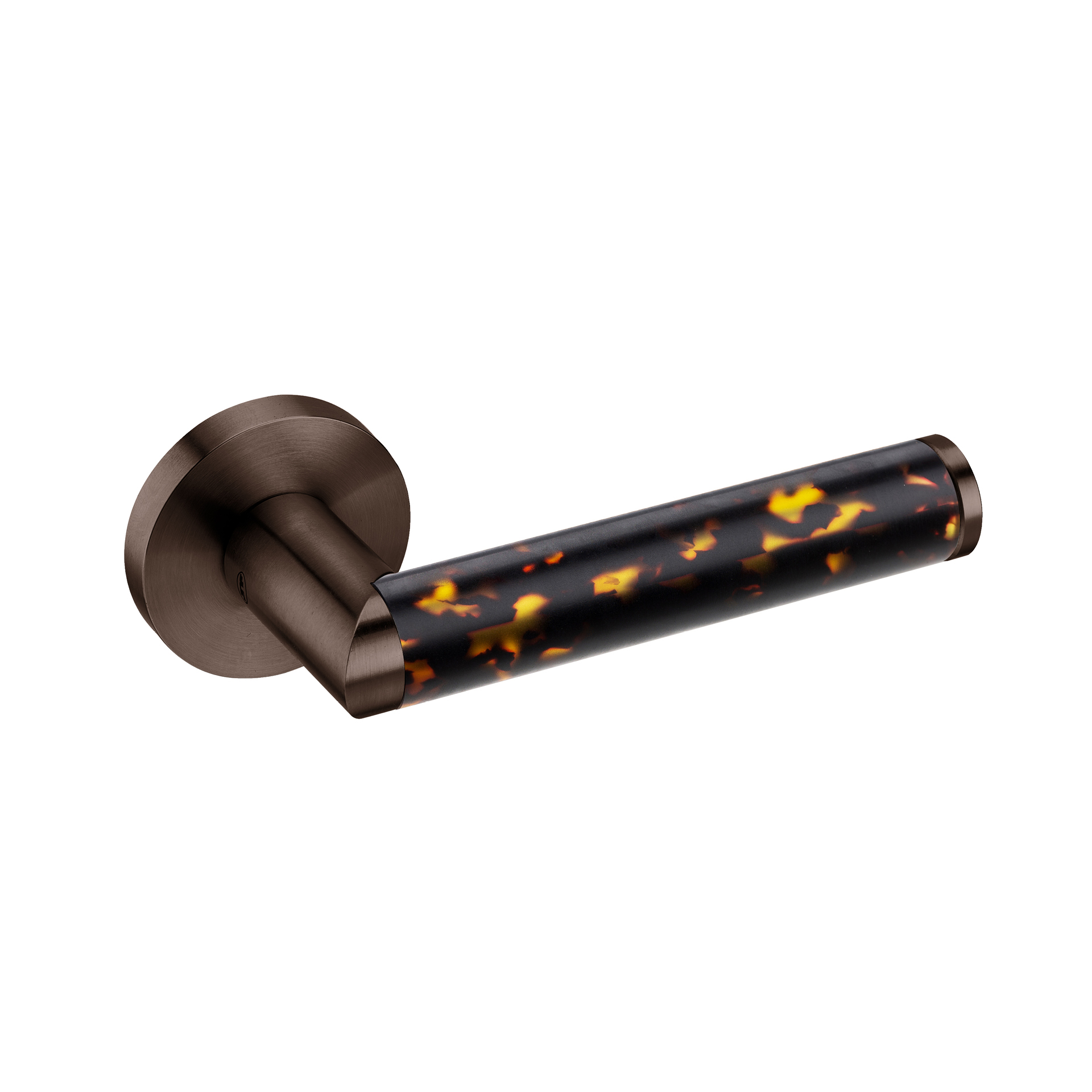 Door lever handle IN.00.455.OP1.TCH PVD Titanium Chocolate