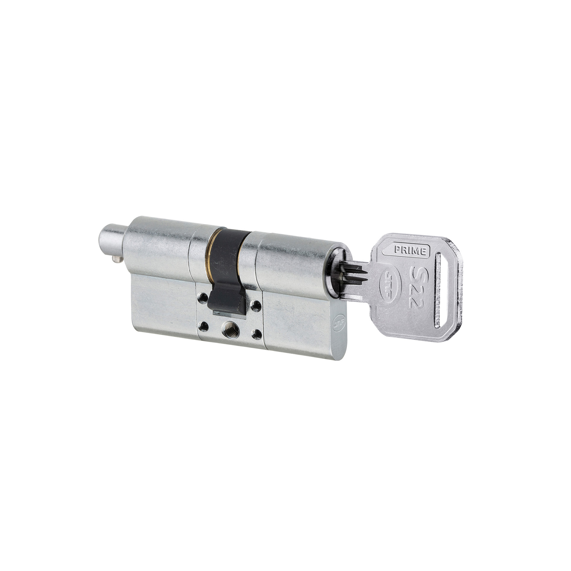 Security cylinder IN.19.S22.P.35.35.SB  Satin Nickel