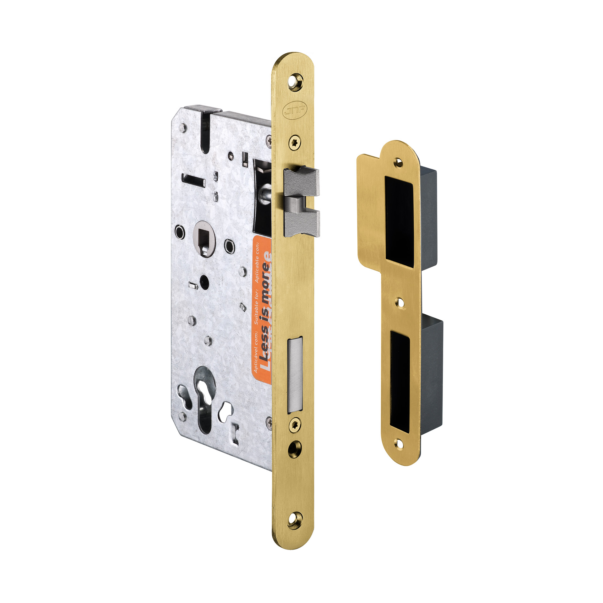 Cerradura de embutir IN.20.895.R.TG PVD Titanium Gold