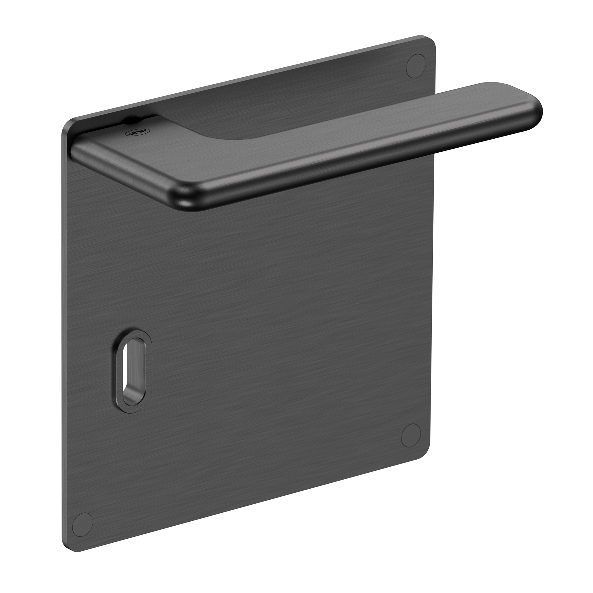 Manilla de puerta con placa IN.00.532.55.PQ.EC.TB PVD Titanium Black