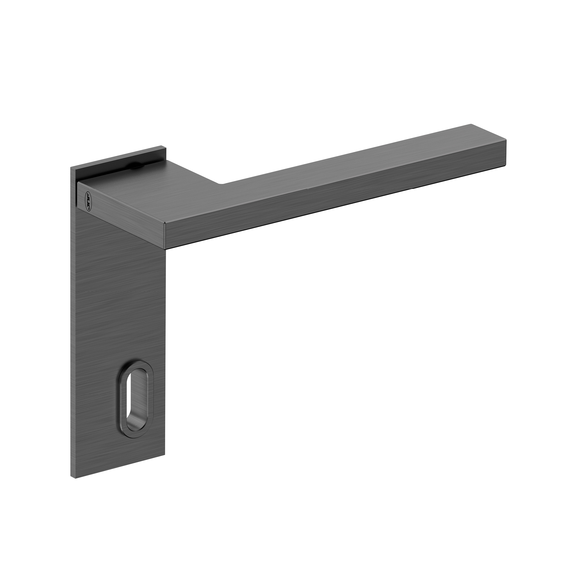 Manilla de puerta con placa IN.00.432.55.PR.EC.TB PVD Titanium Black