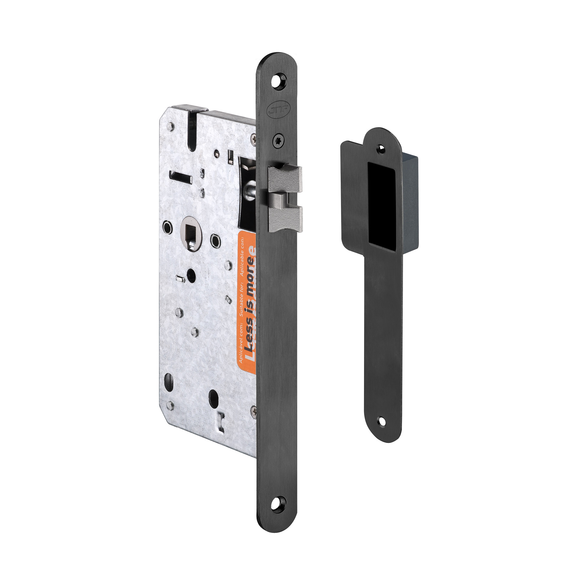 Cerradura de embutir IN.20.897.R.TB PVD Titanium Black
