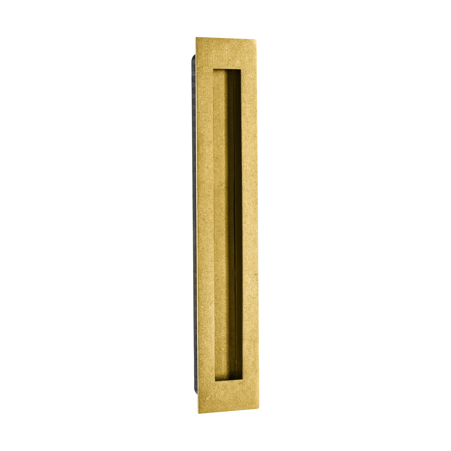 Rectangular Flush handle IN.16.416.RG Raw Gold