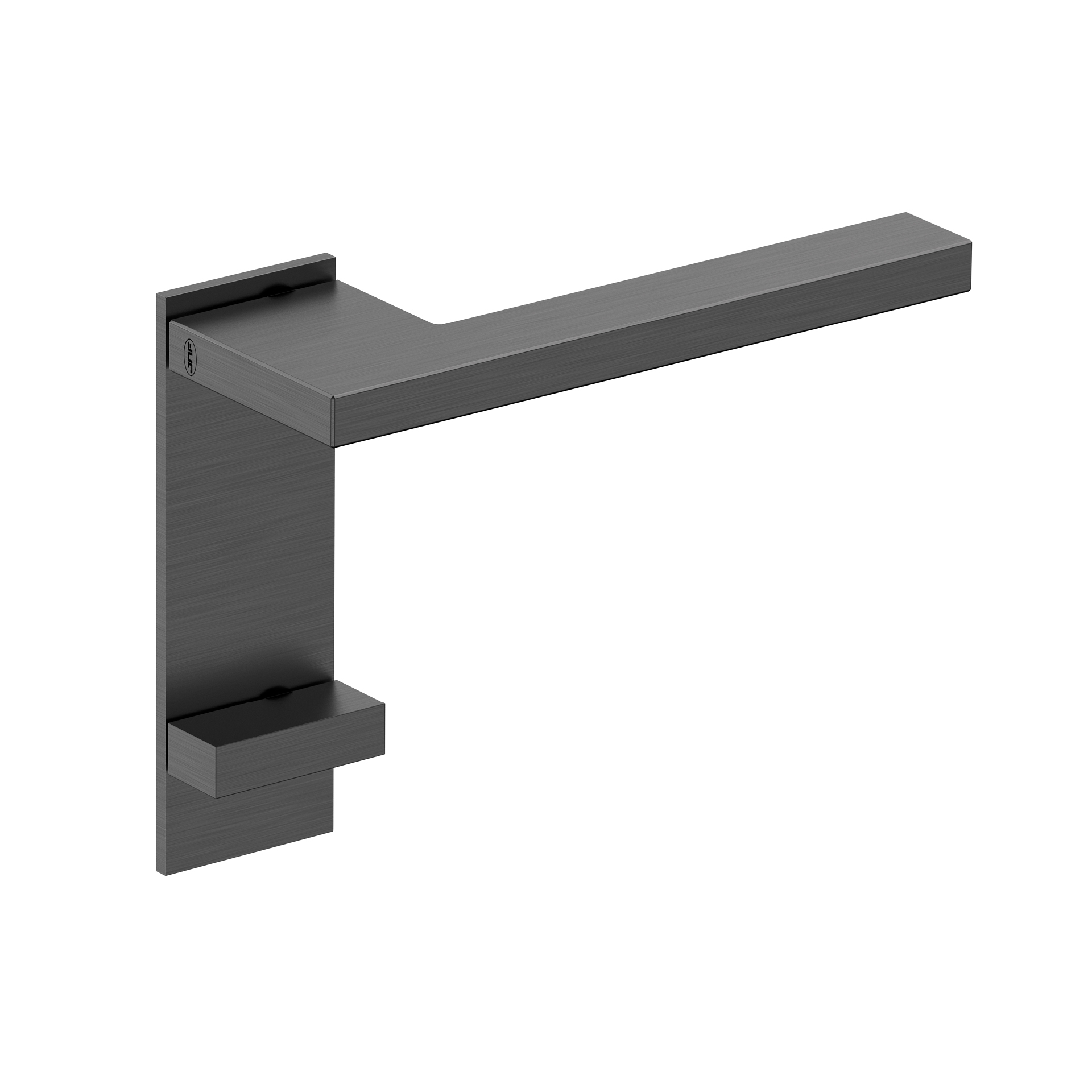 Manilla de puerta con placa IN.00.432.45.PR.B.TB PVD Titanium Black